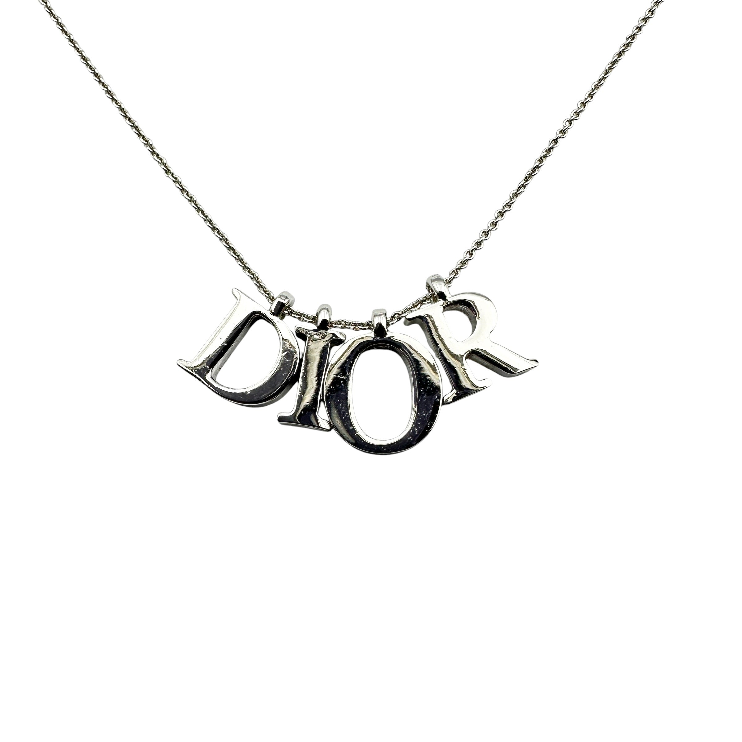 Christian Dior ディオール ネックレス ロゴ