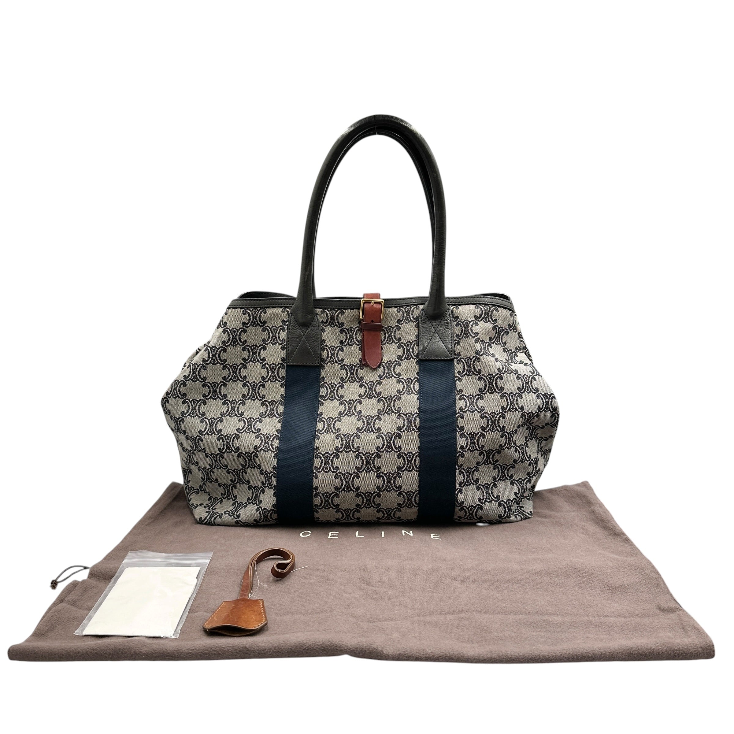 CELINE セリーヌ マカダム キャンバス トートバッグ