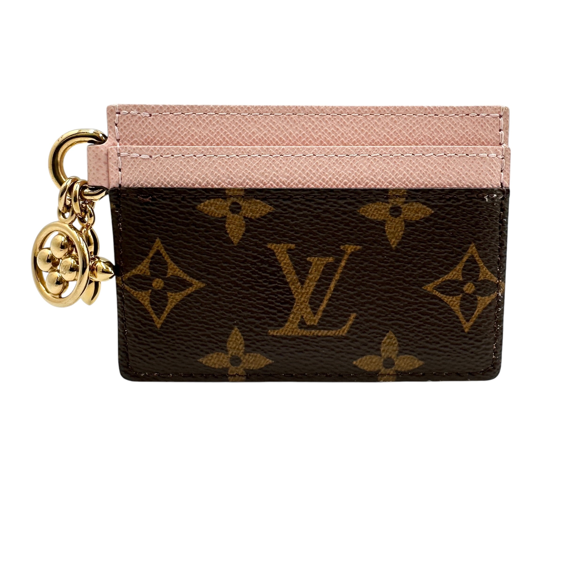 LOUIS VUITTON ルイ・ヴィトン モノグラム M82739 ポルトカルト・ LVチャーム カードケース