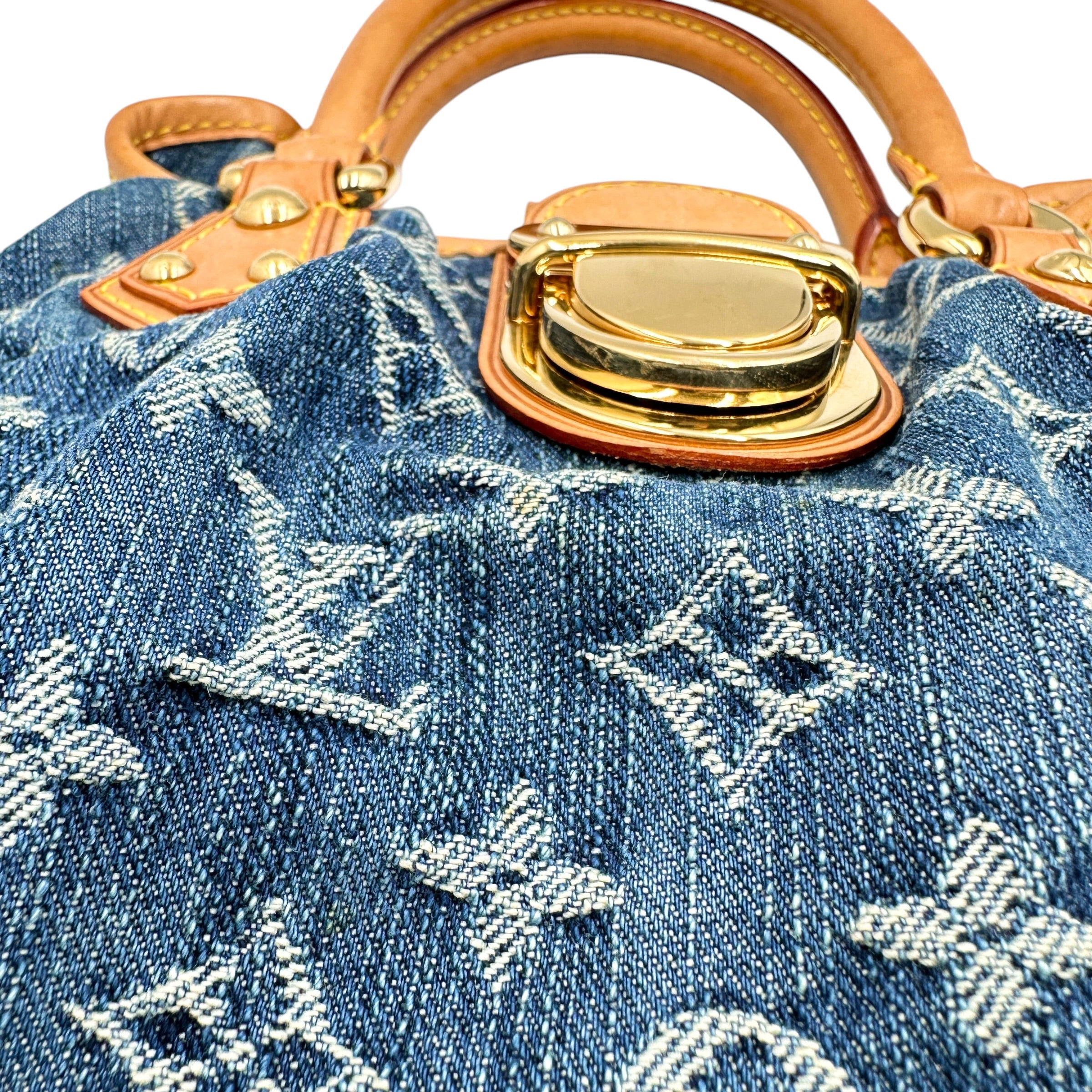 LOUIS VUITTON ルイ・ヴィトン モノグラムデニム M95020 プリーティ