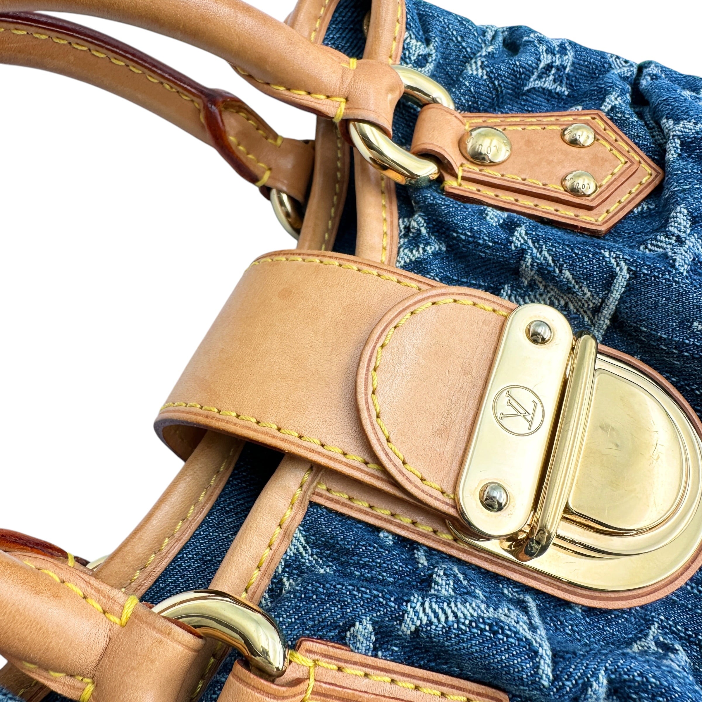 LOUIS VUITTON ルイ・ヴィトン モノグラムデニム M95020 プリーティ