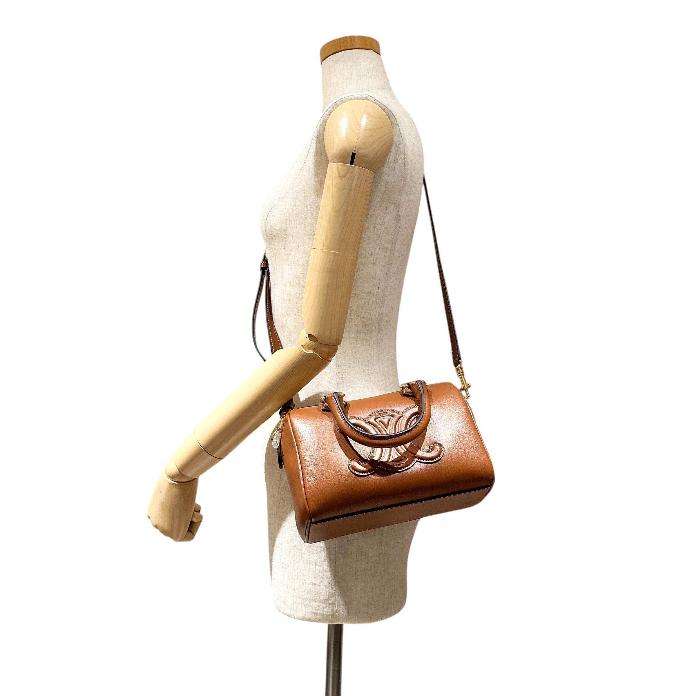 CELINE セリーヌ キュイル トリオンフ 2WAYボストンバッグ
