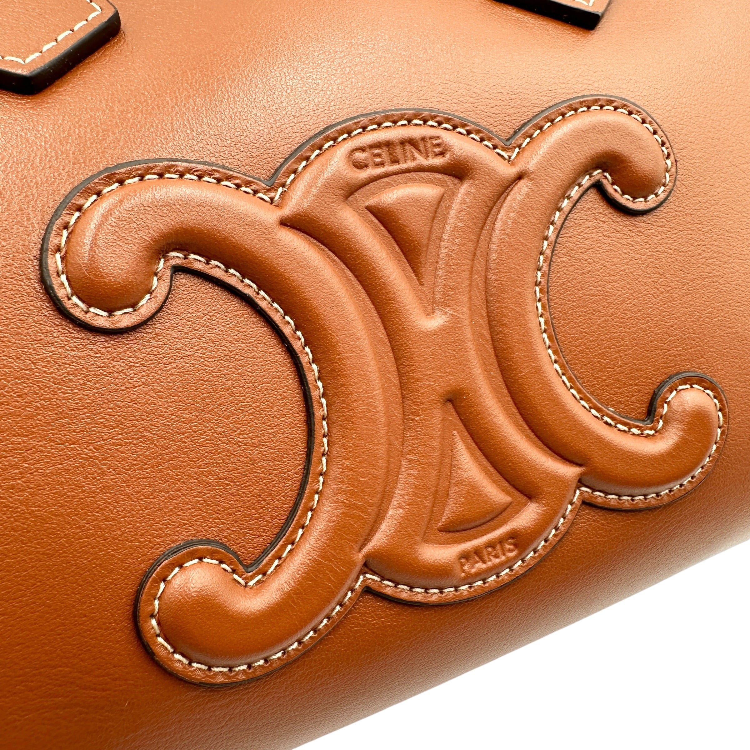 CELINE セリーヌ キュイル トリオンフ 2WAYボストンバッグ