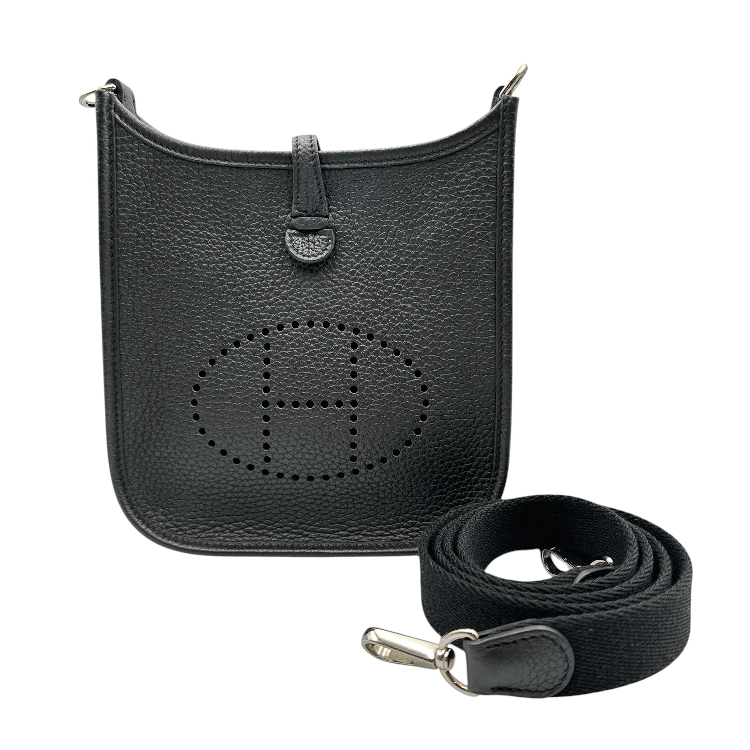 HERMES エルメス エヴリンTPM トリヨン ショルダーバッグ ブラック