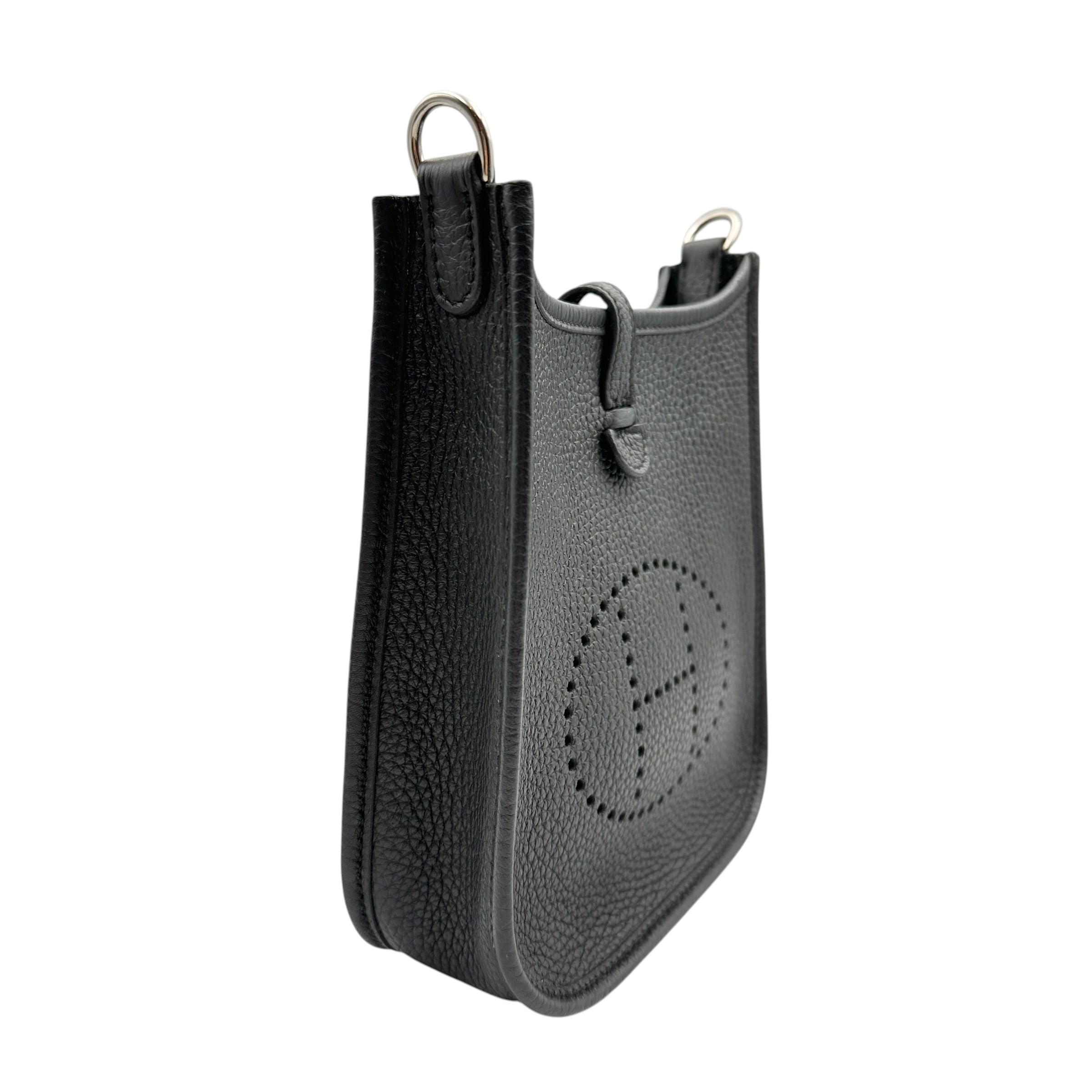 HERMES エルメス エヴリンTPM トリヨン ショルダーバッグ ブラック