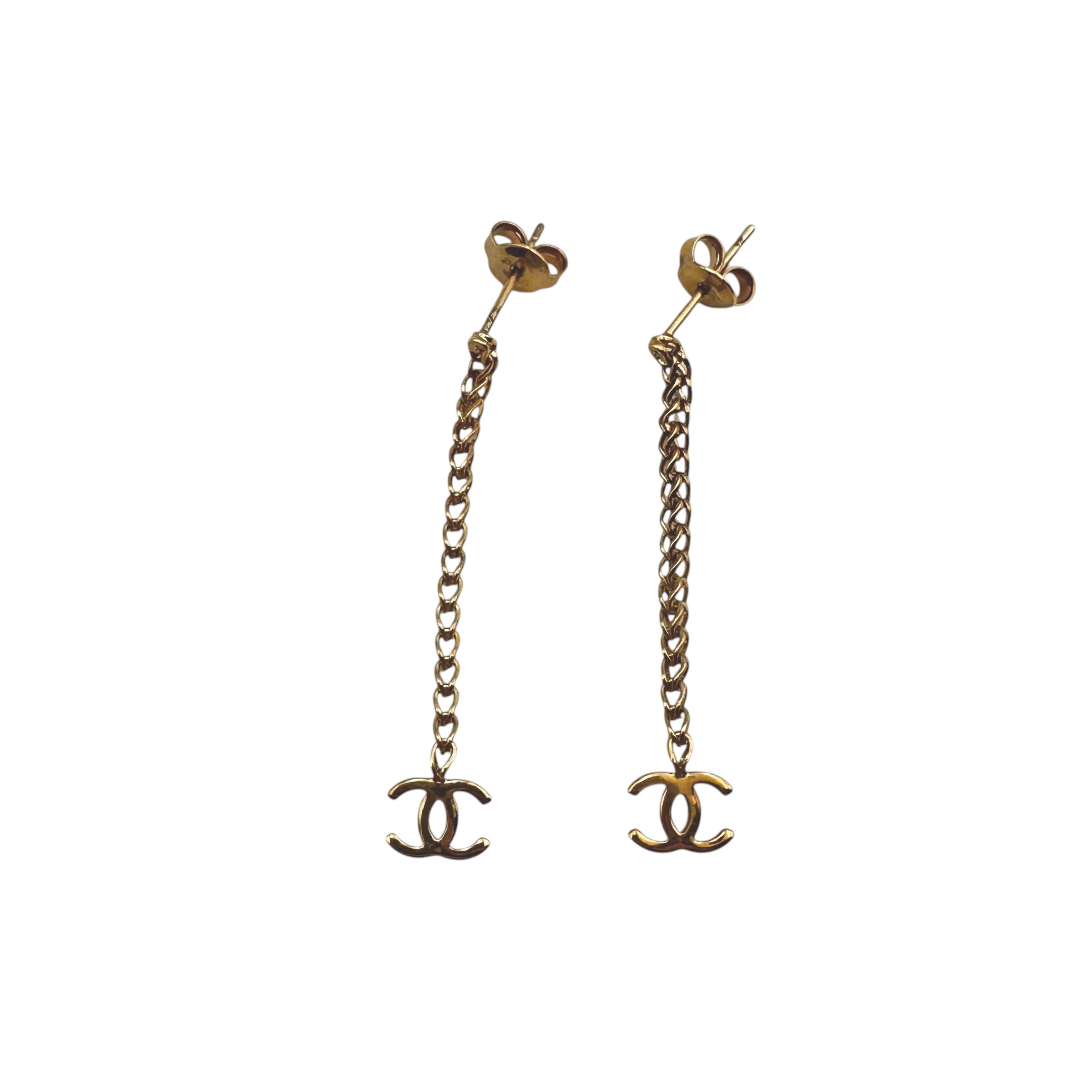 CHANEL シャネル ココ チェーン ピアス