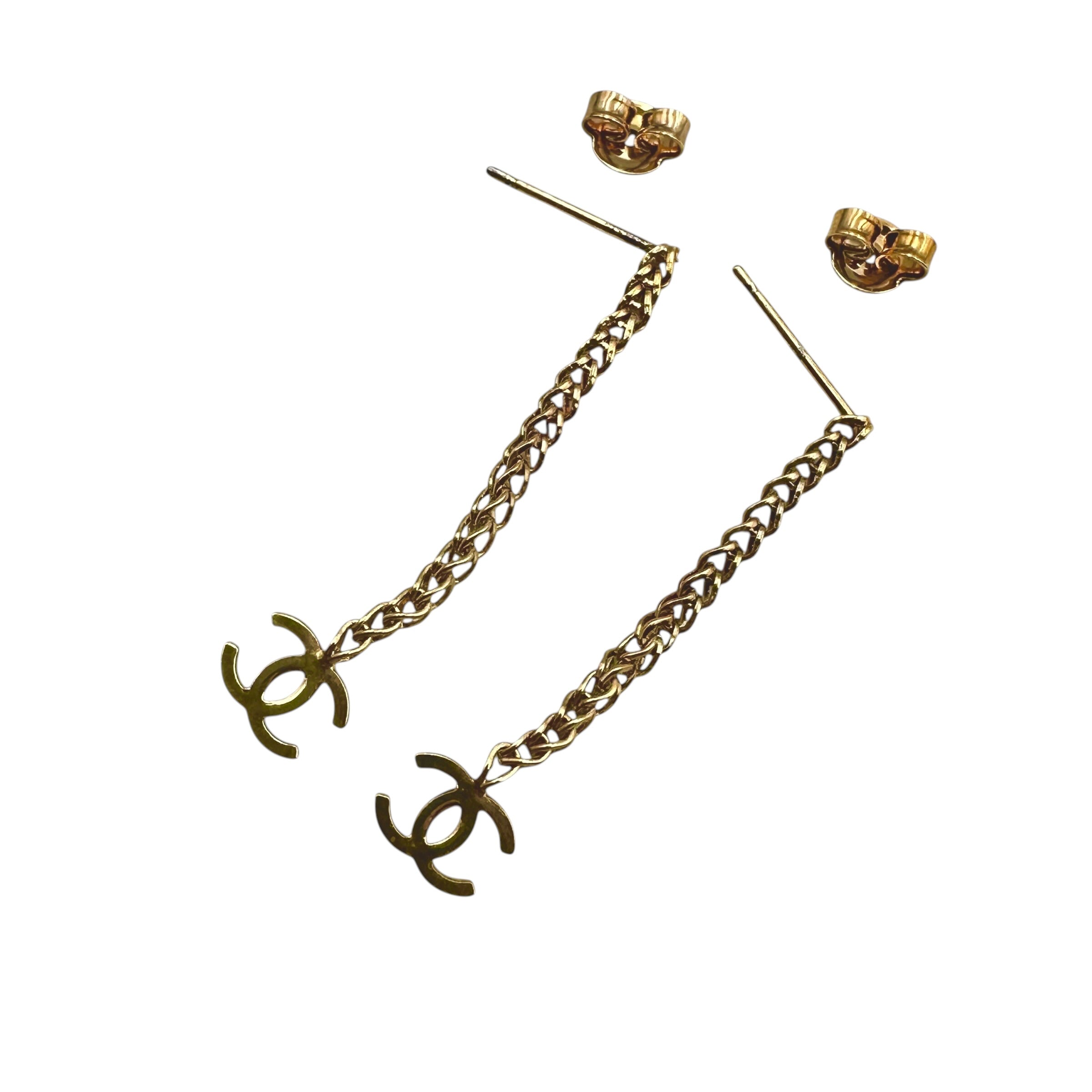 CHANEL シャネル ココ チェーン ピアス