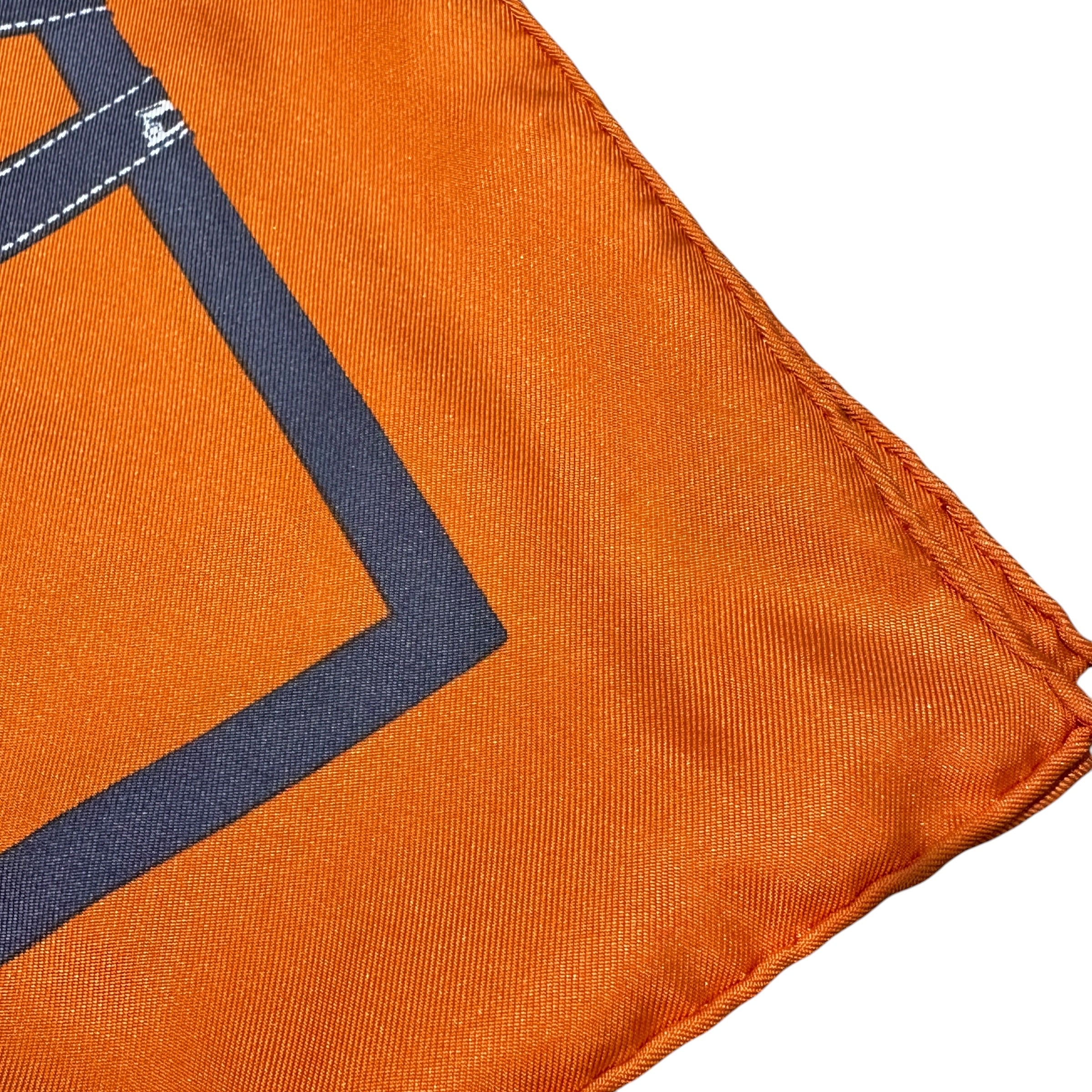 HERMES エルメス カレ90 ボルデュックリボン