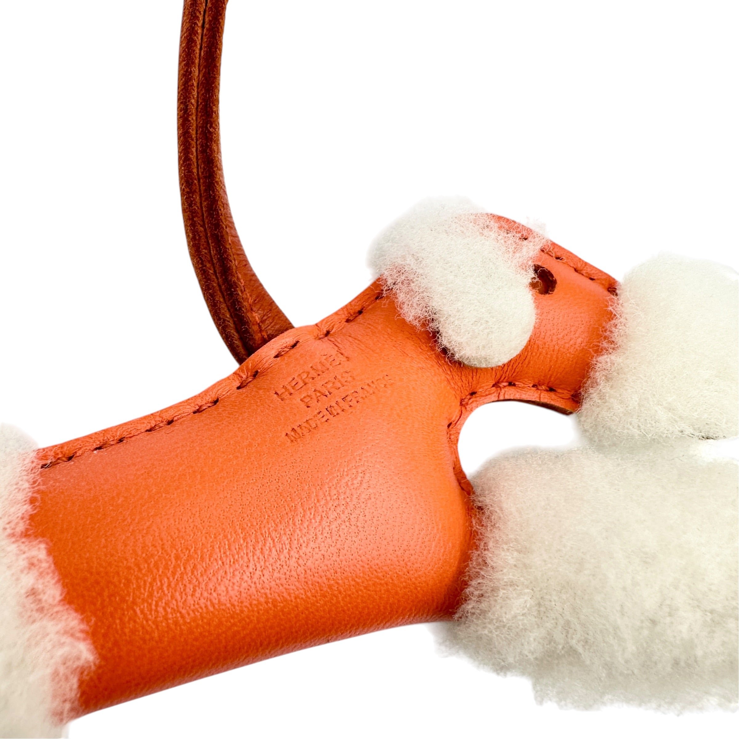 HERMES エルメス バディチャーム オレンジ