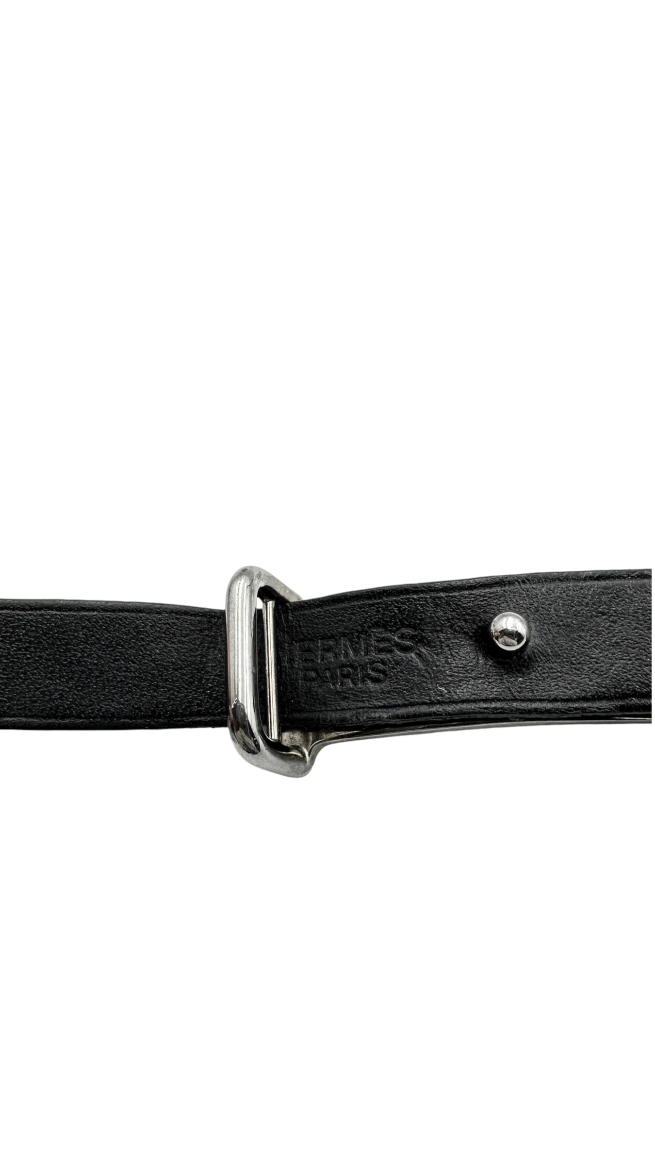 HERMES エルメス レザーブレスレット