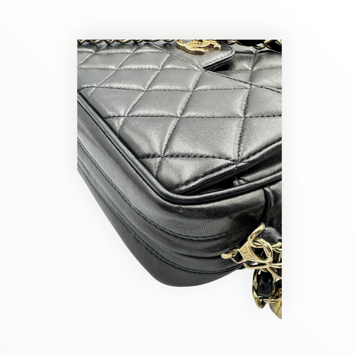 CHANEL シャネル マトラッセ フリンジ付 チェーンショルダーバッグ