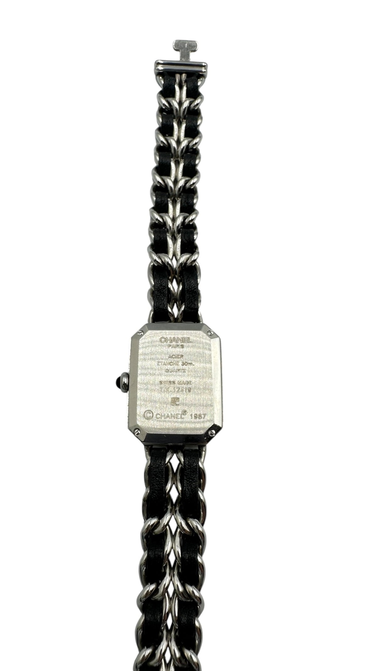 CHANEL シャネル プルミエール シルバー Lサイズ