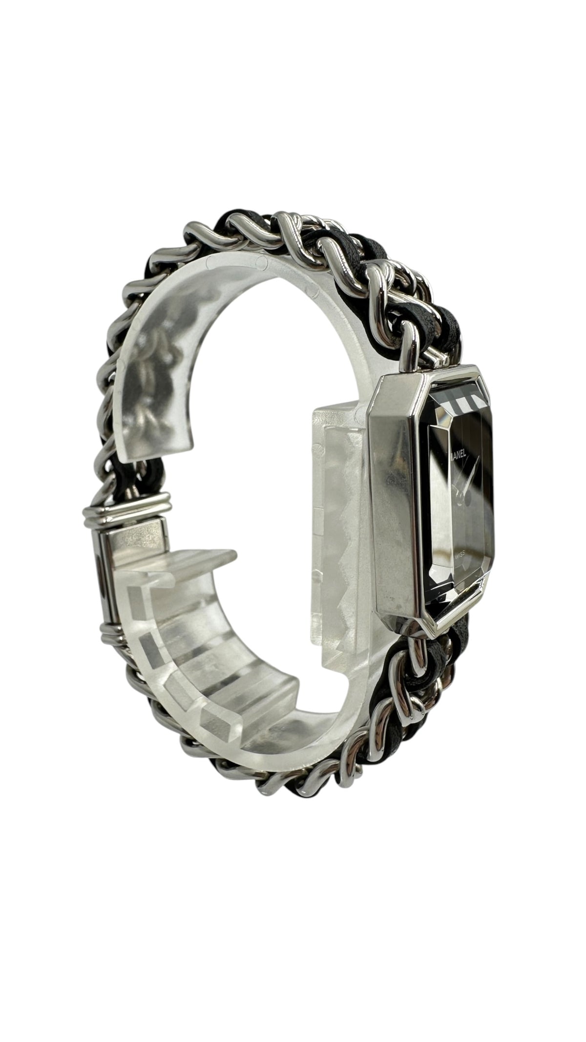 CHANEL シャネル プルミエール シルバー Lサイズ