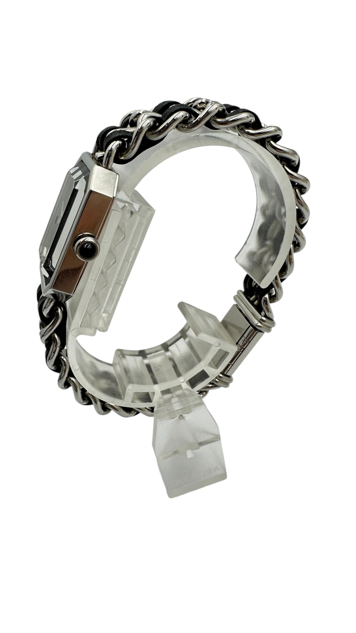 CHANEL シャネル プルミエール シルバー Lサイズ
