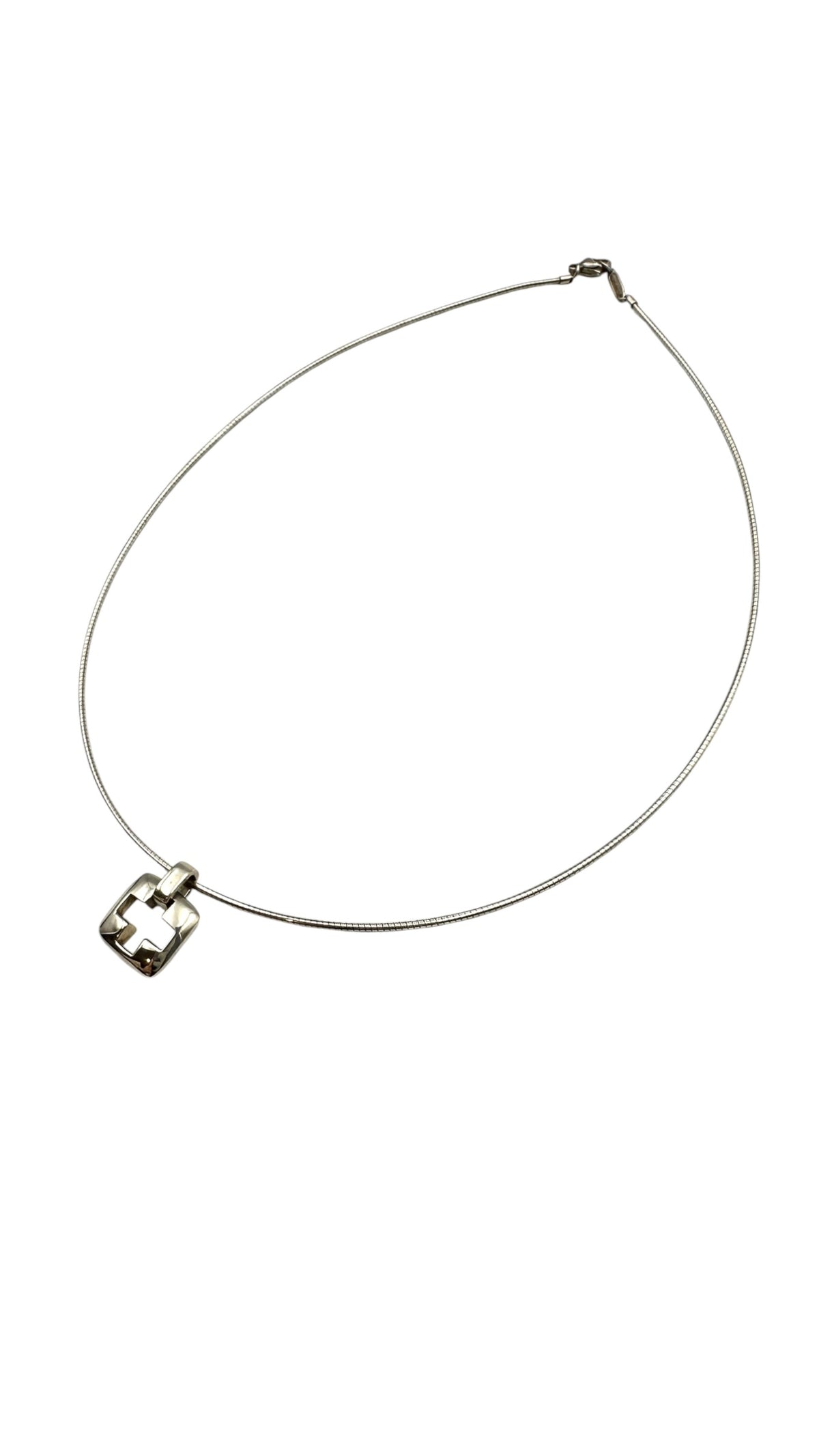 TIFFANY & Co. ティファニー カットアウト クロス ワイヤーネックレス チョーカー