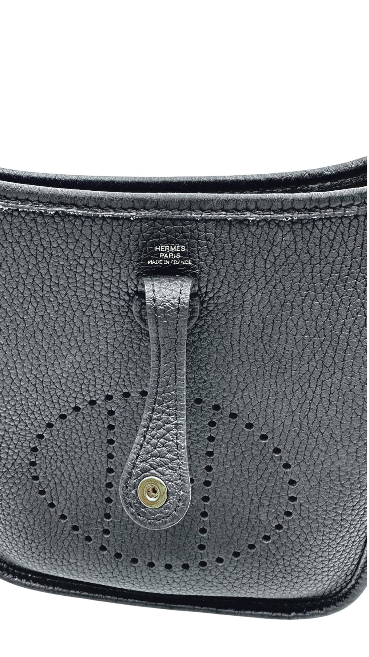 HERMES エルメス エヴリンTPM トリヨン ショルダーバッグ ネイビー