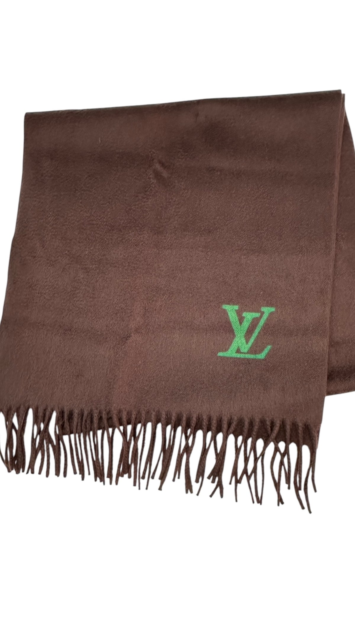 LOUIS VUITTON ルイ・ヴィトン エシャルプ ジェラム カシミヤマフラー ブラウン
