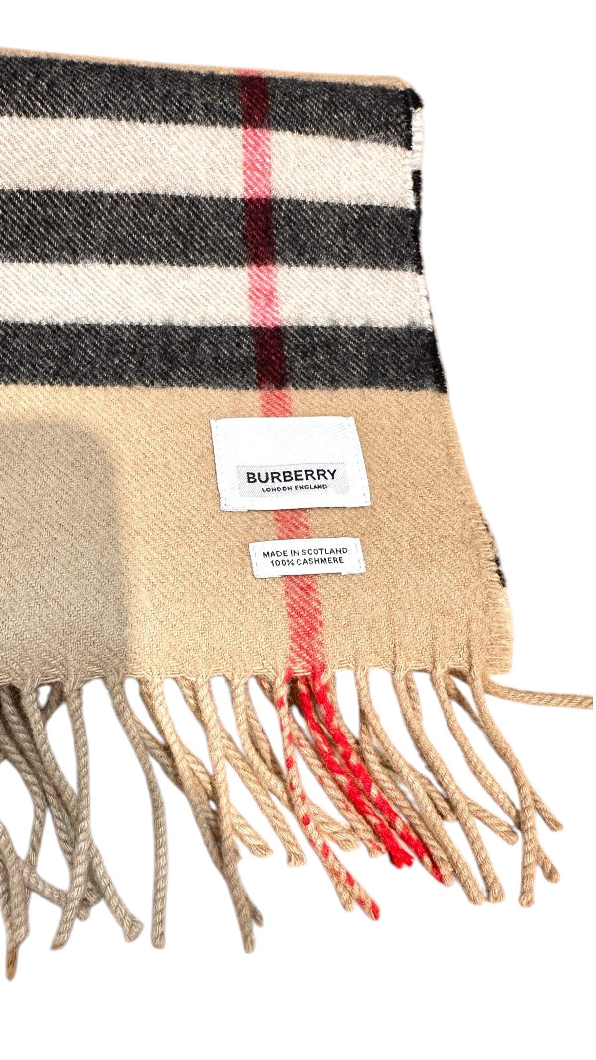 Burberry バーバリー ノバチェック カシミヤマフラー