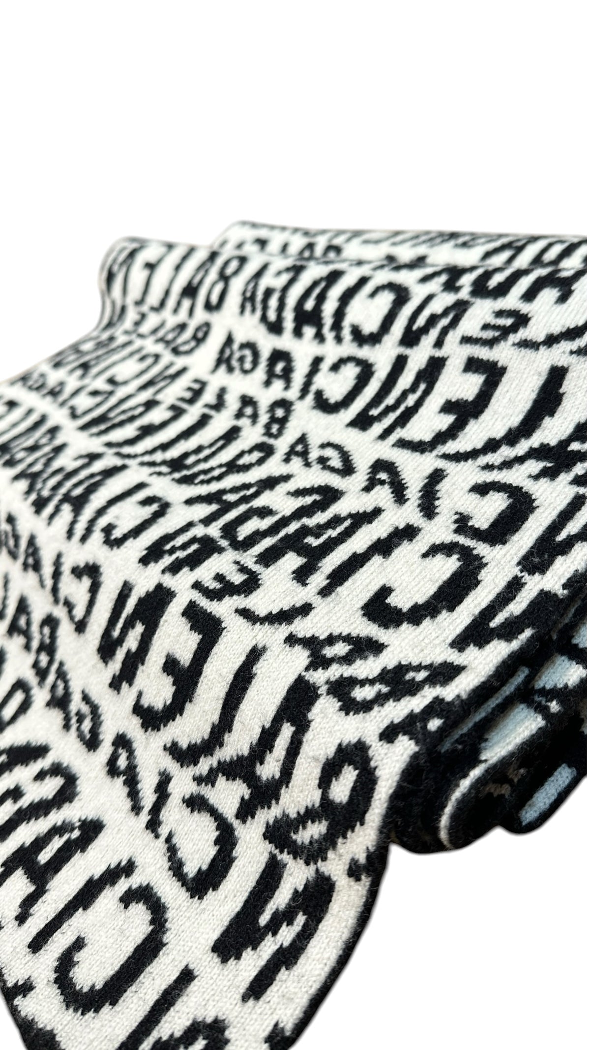 BALENCIAGA バレンシアガ 大判マフラー ロゴ