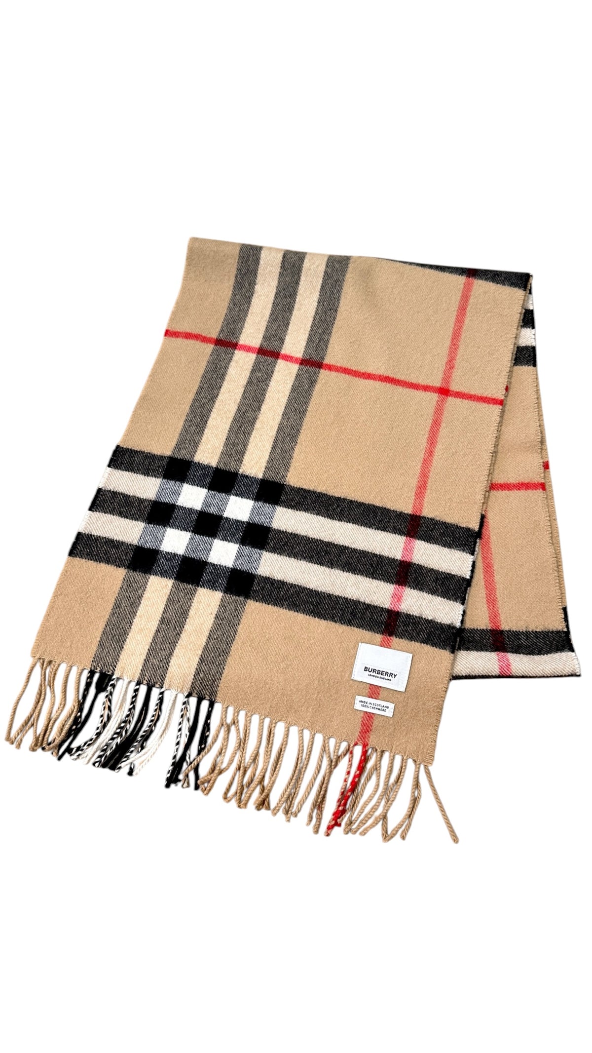 Burberry バーバリー ノバチェック カシミヤマフラー