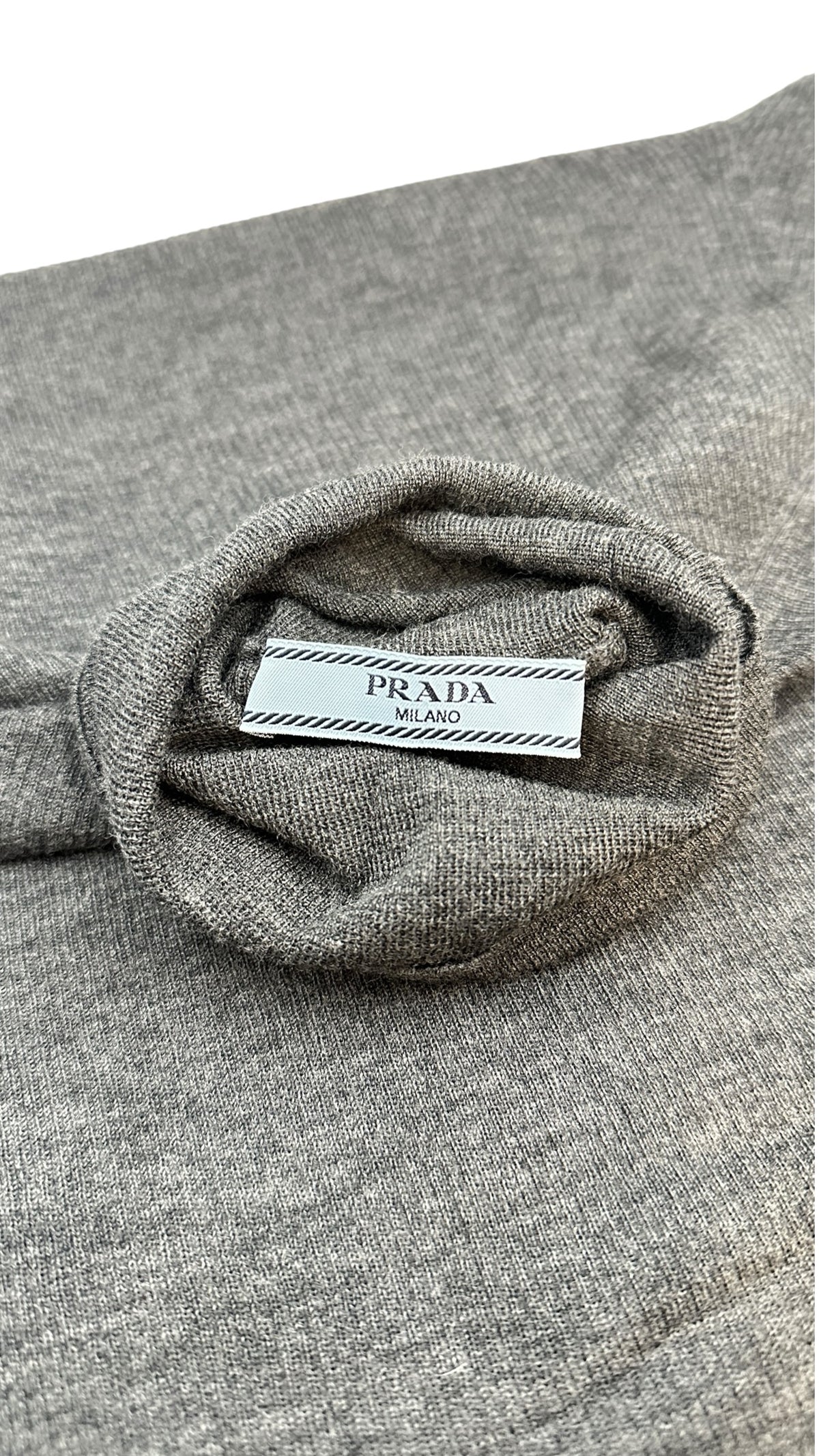 PRADA プラダ タートルニット グレー