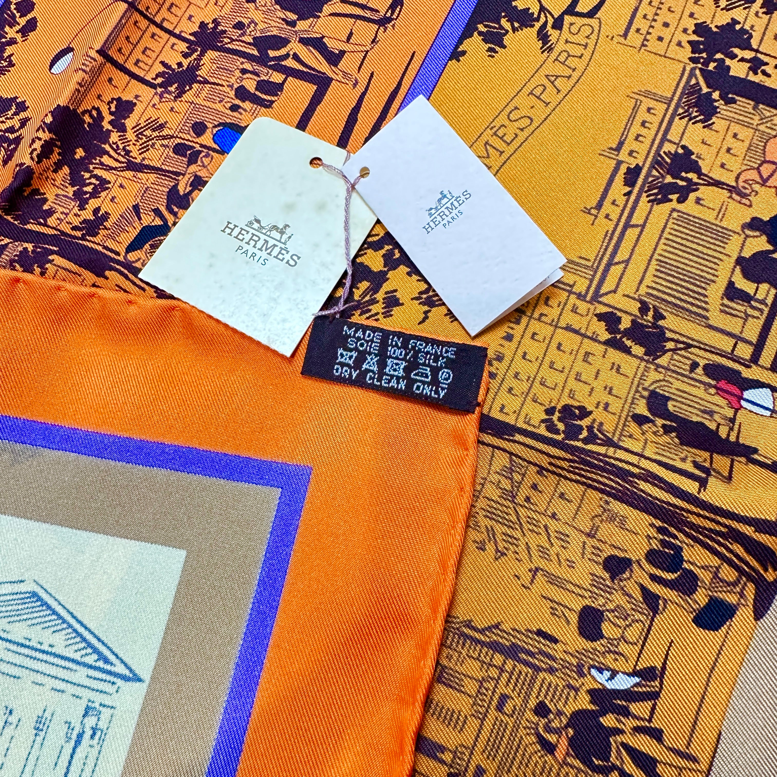 HERMES エルメス カレ90 スカーフ プールヴァールの陰から