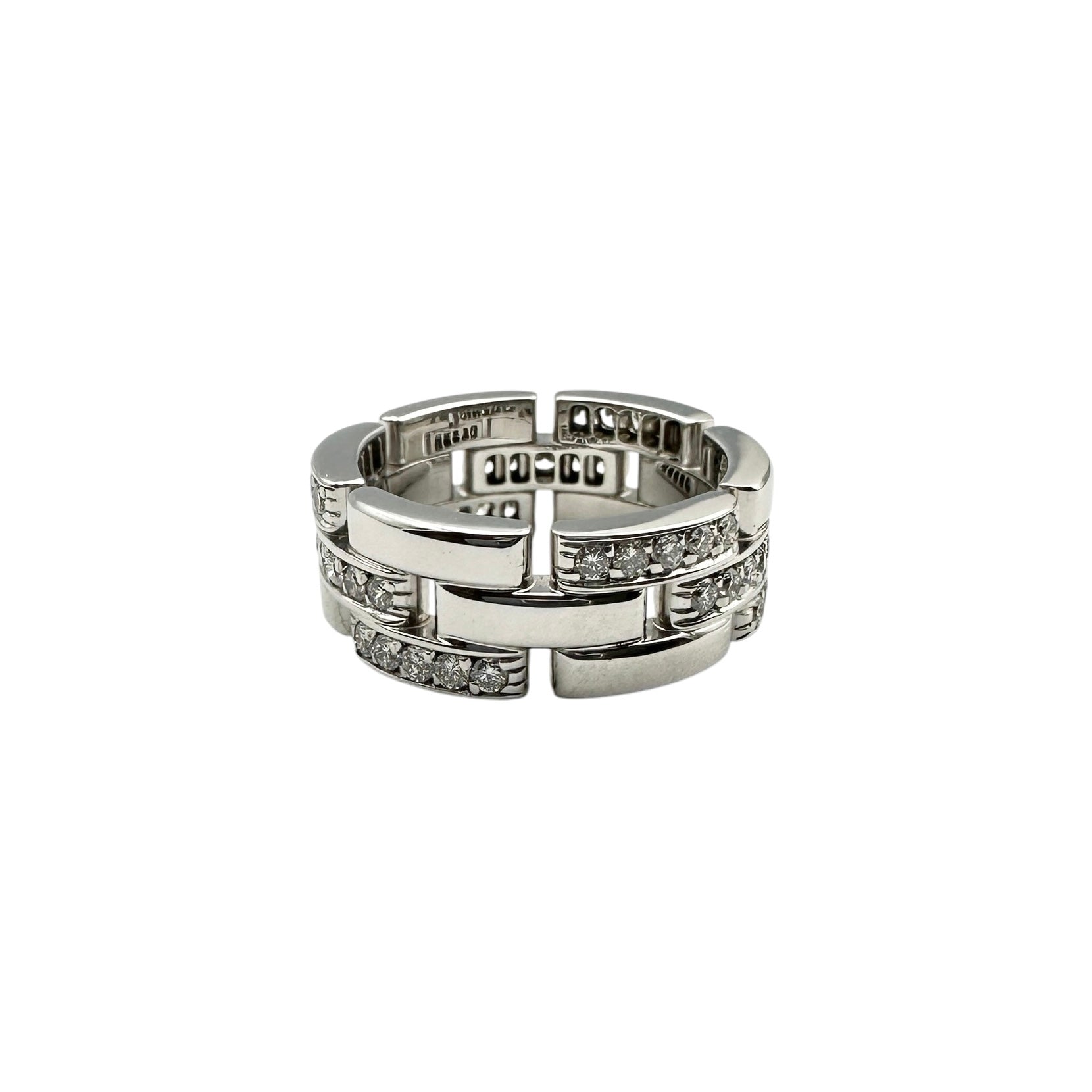 Cartier カルティエ パンテール ハーフダイヤ リング