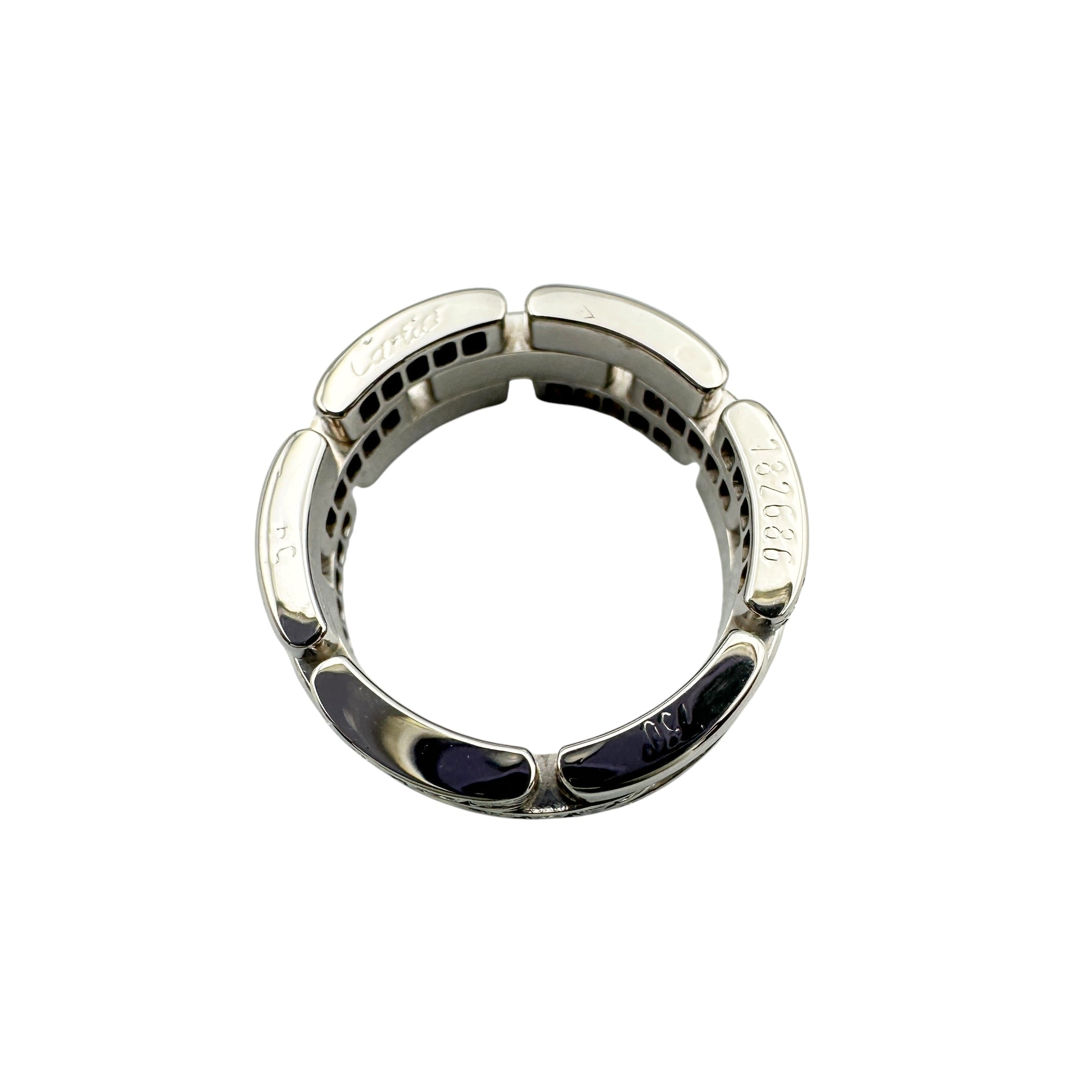Cartier カルティエ パンテール ハーフダイヤ リング