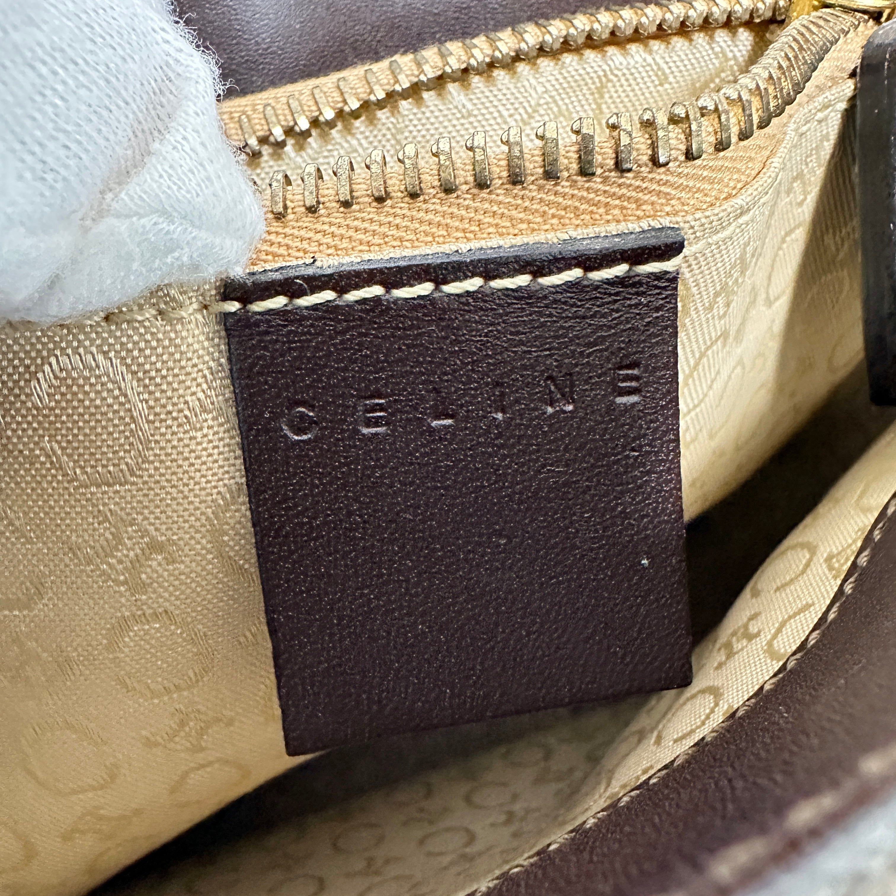 CELINE セリーヌ Cマカダム ハンドバッグ