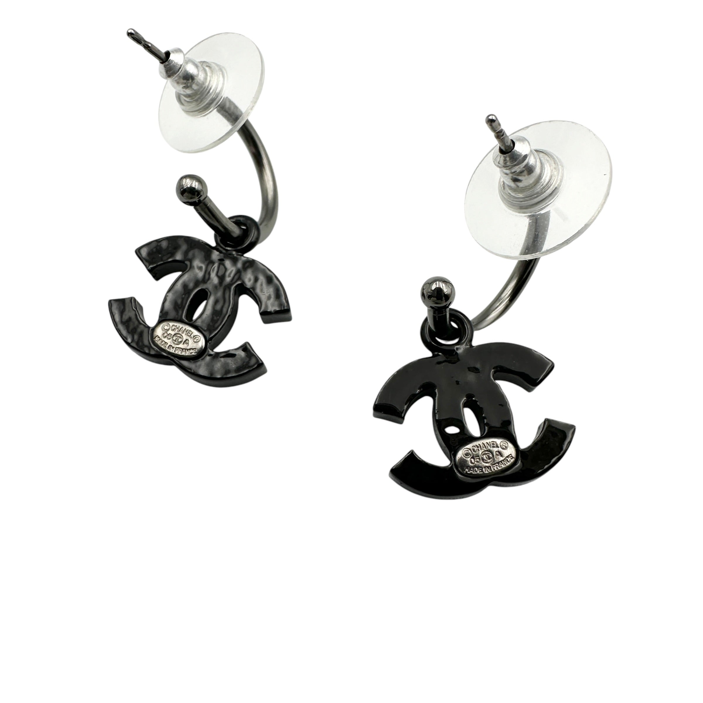 CHANEL シャネル 05A ココマーク ラインストーン ピアス