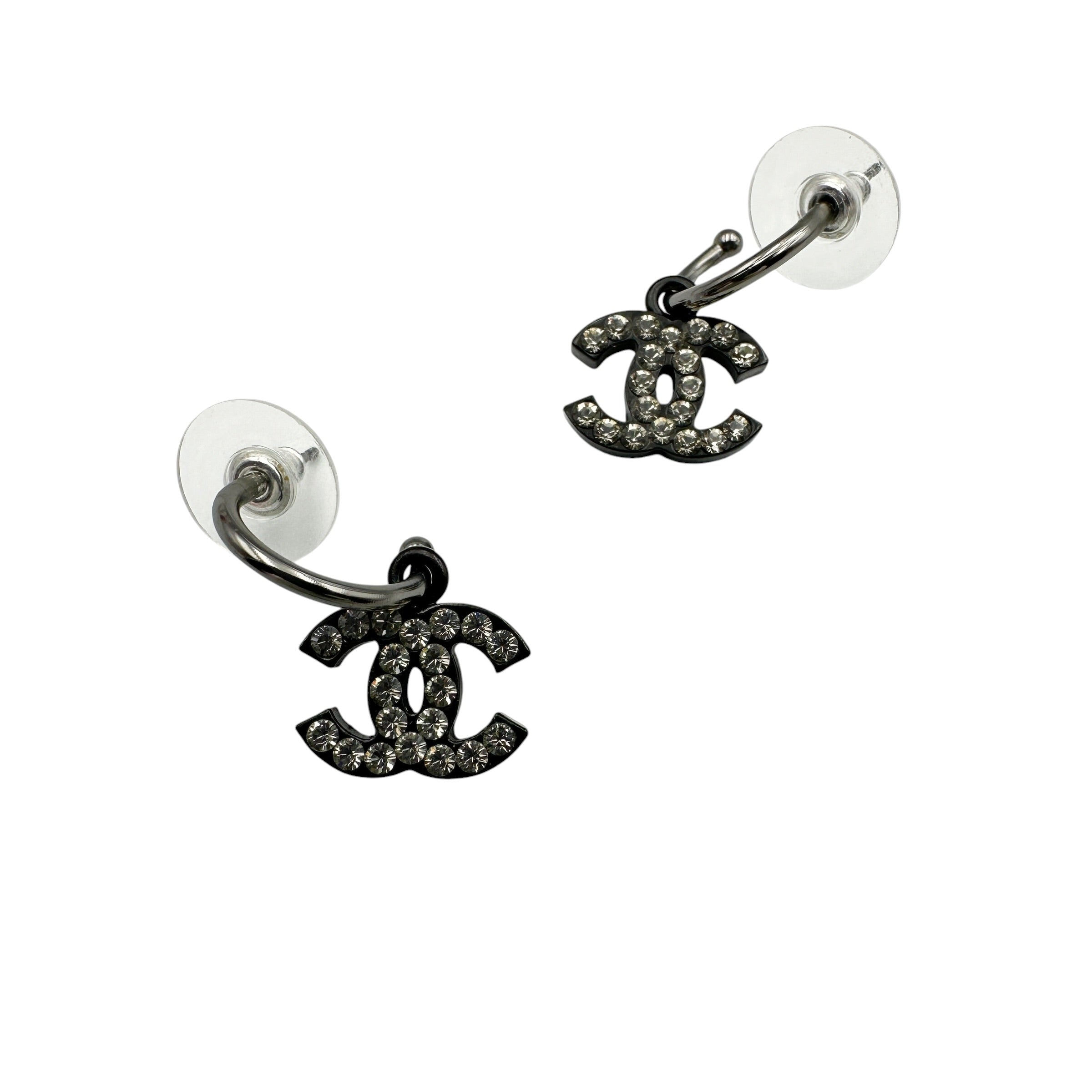 CHANEL シャネル 05A ココマーク ラインストーン ピアス