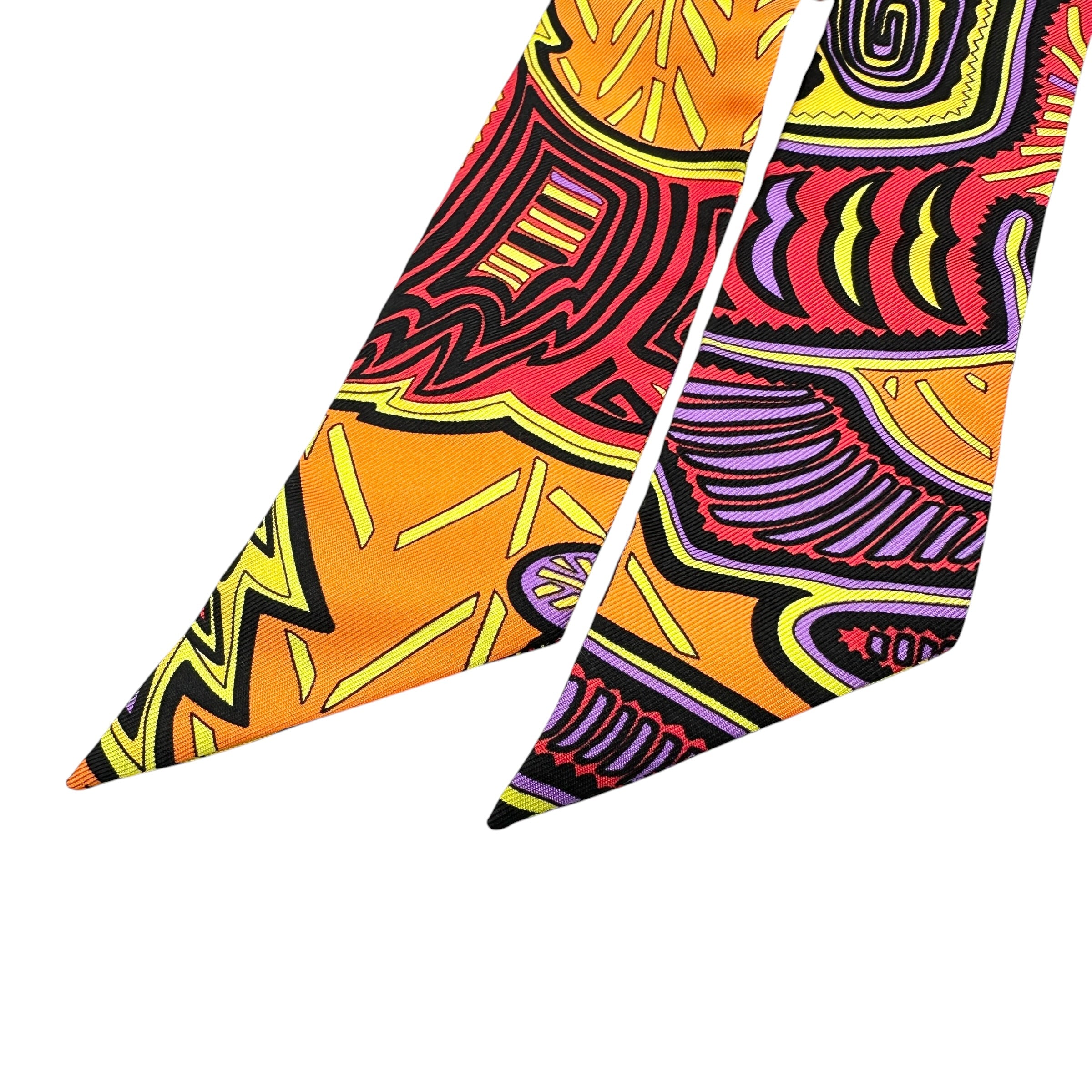 HERMES エルメス ツイリー パナマのクナ族の伝説 スカーフ