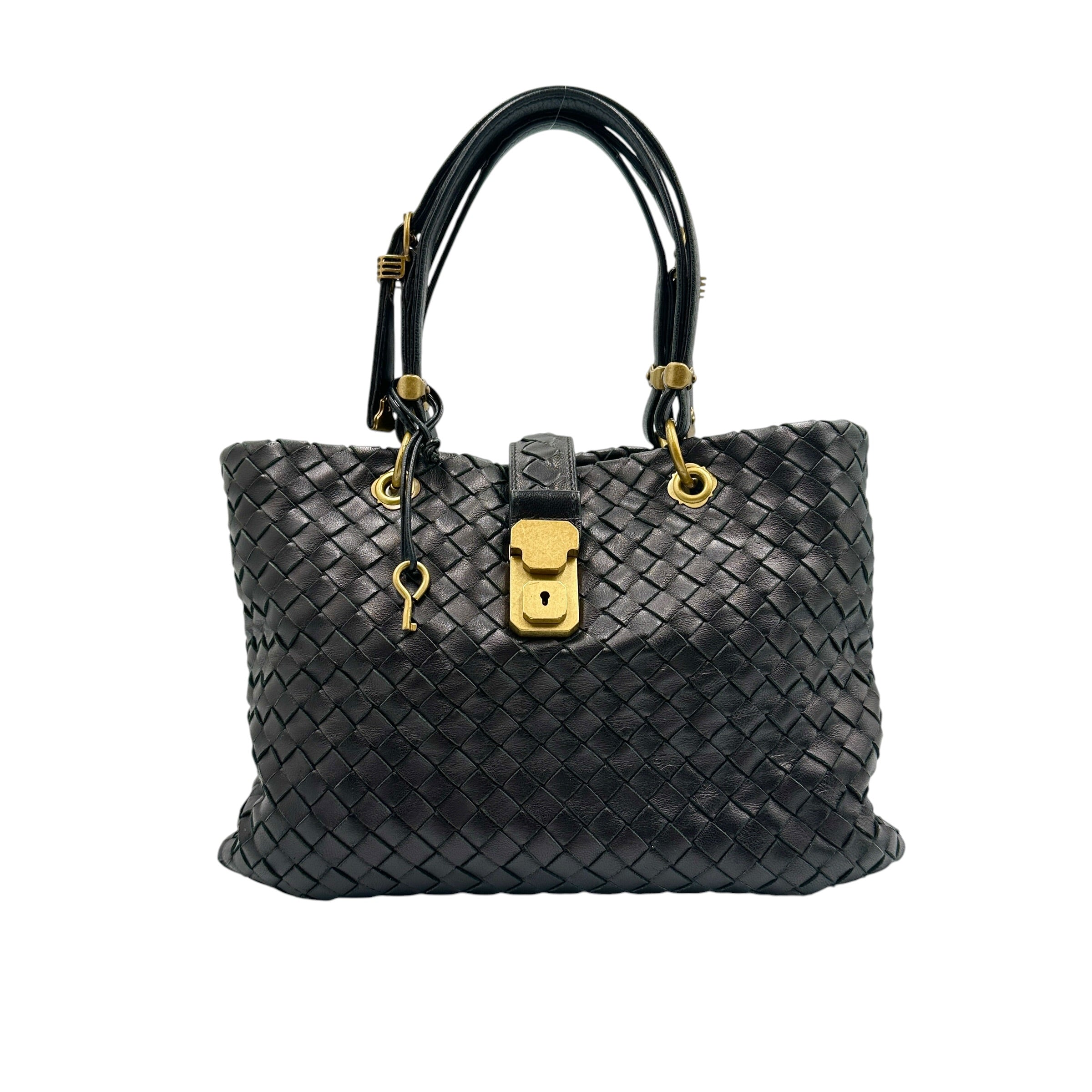 Bottega Veneta ボッテガ・ヴェネタ イントレチャート ハンドバッグ