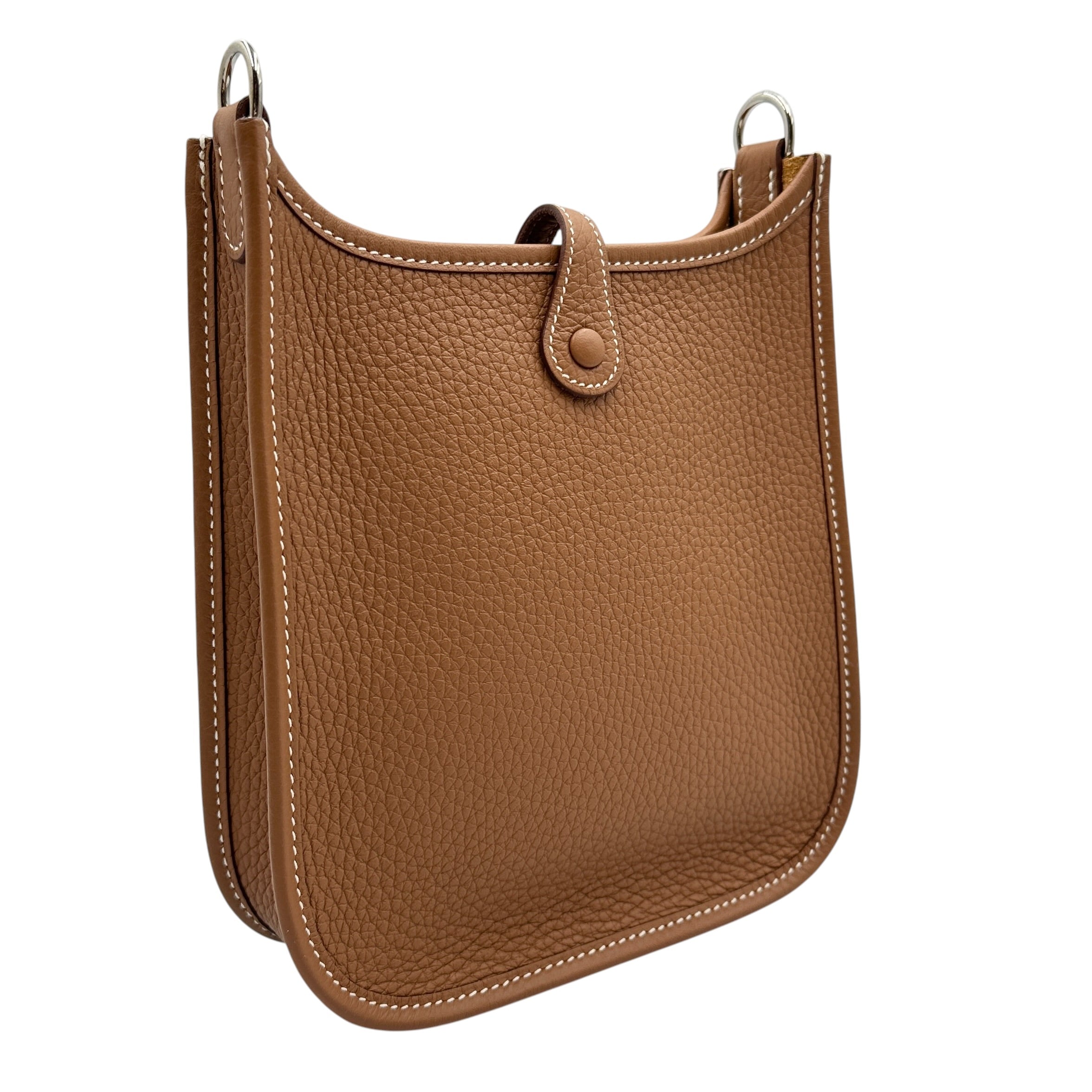 HERMES エルメス エヴリンTPM トリヨン ショルダーバッグ ゴールド