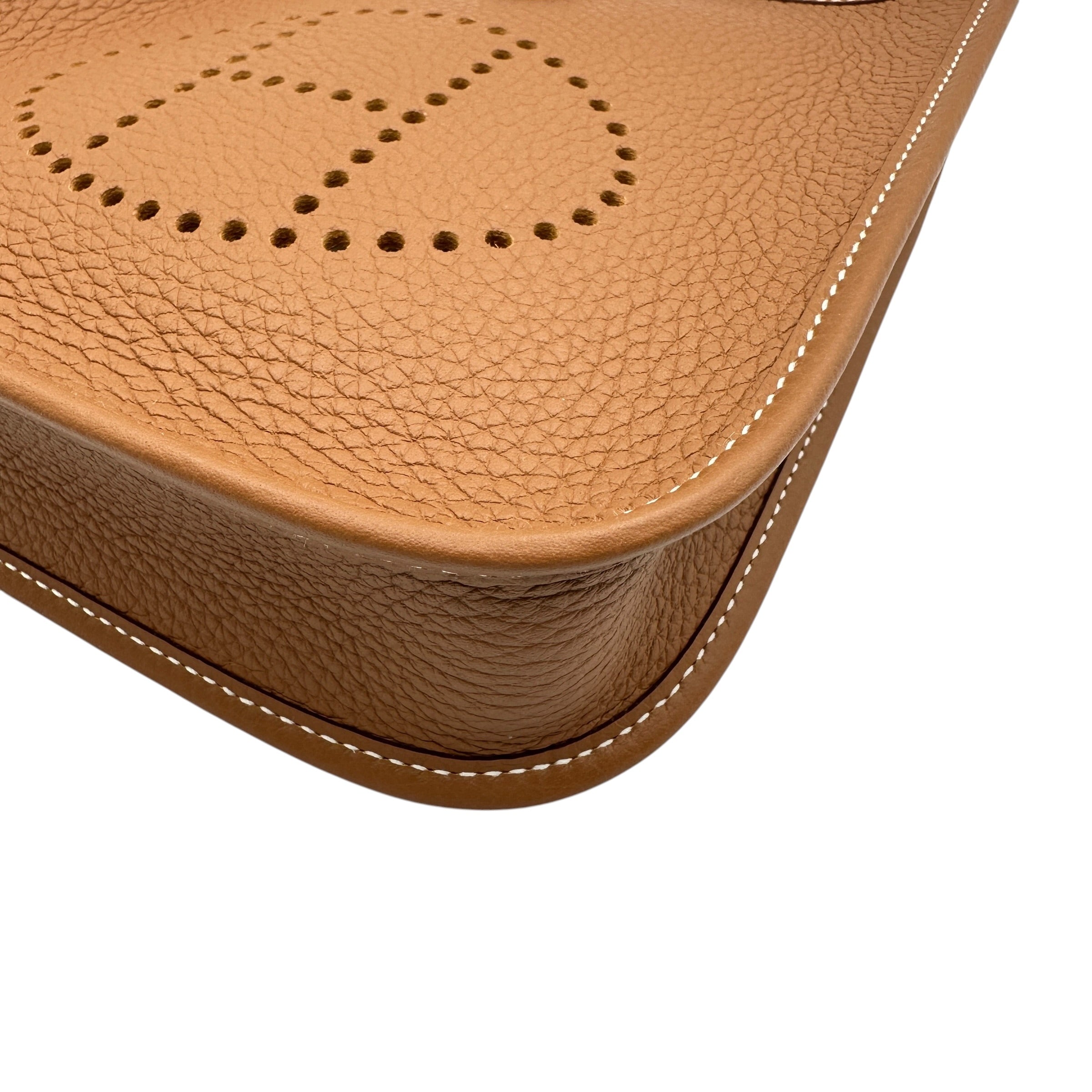 HERMES エルメス エヴリンTPM トリヨン ショルダーバッグ ゴールド