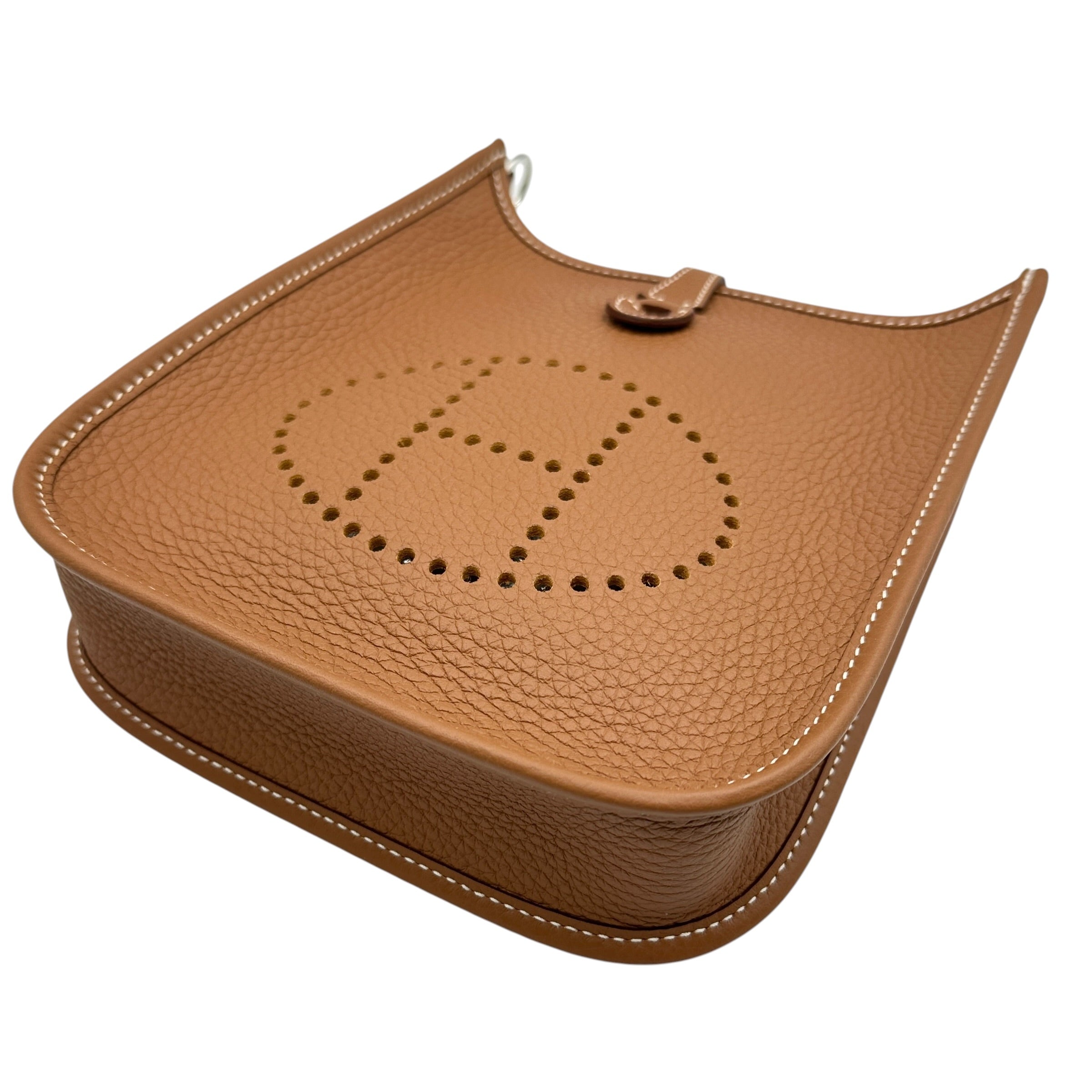 HERMES エルメス エヴリンTPM トリヨン ショルダーバッグ ゴールド