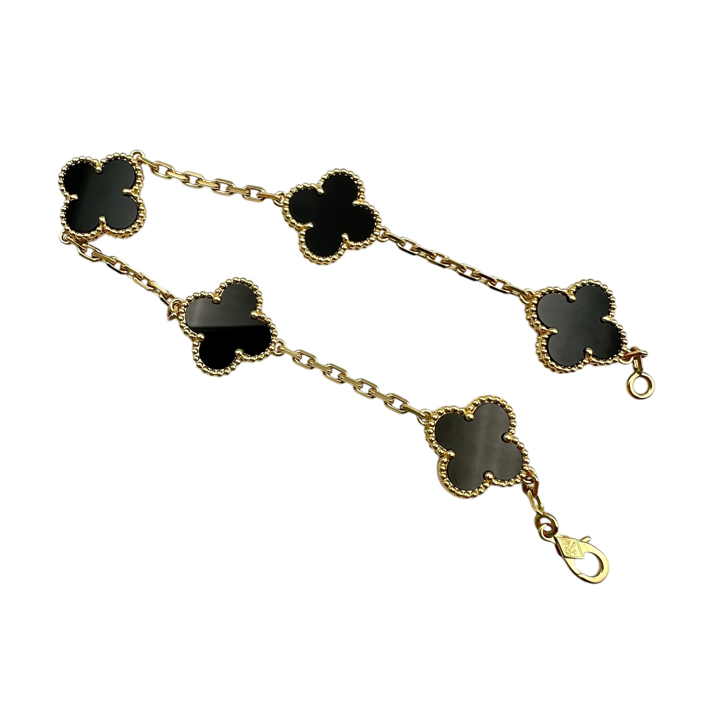 VanCleef & Arpels ヴァンクリーフ&アーペル ヴィンテージアルハンブラ ブレスレット オニキス