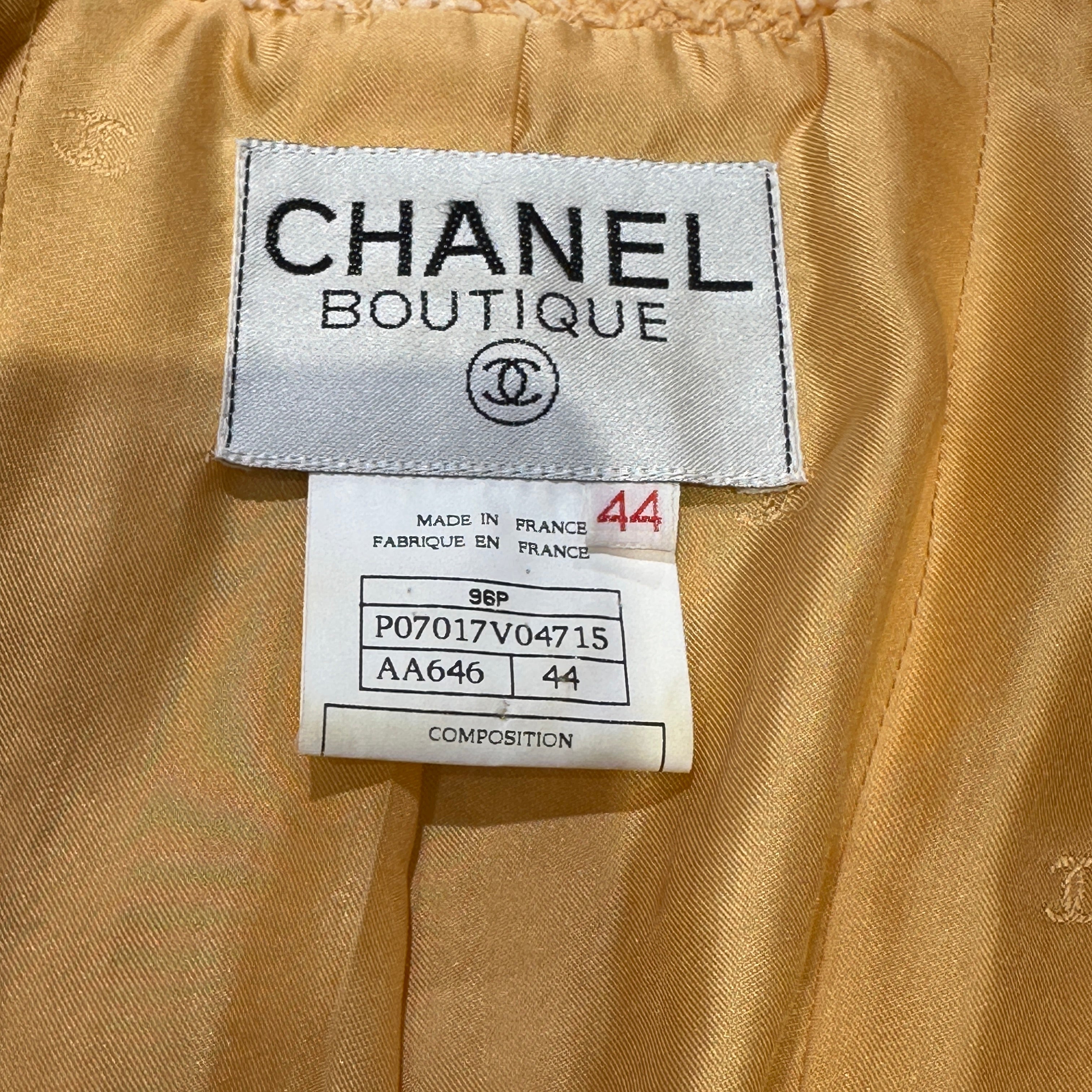 CHANEL シャネル セットアップ ツイード #44 96P