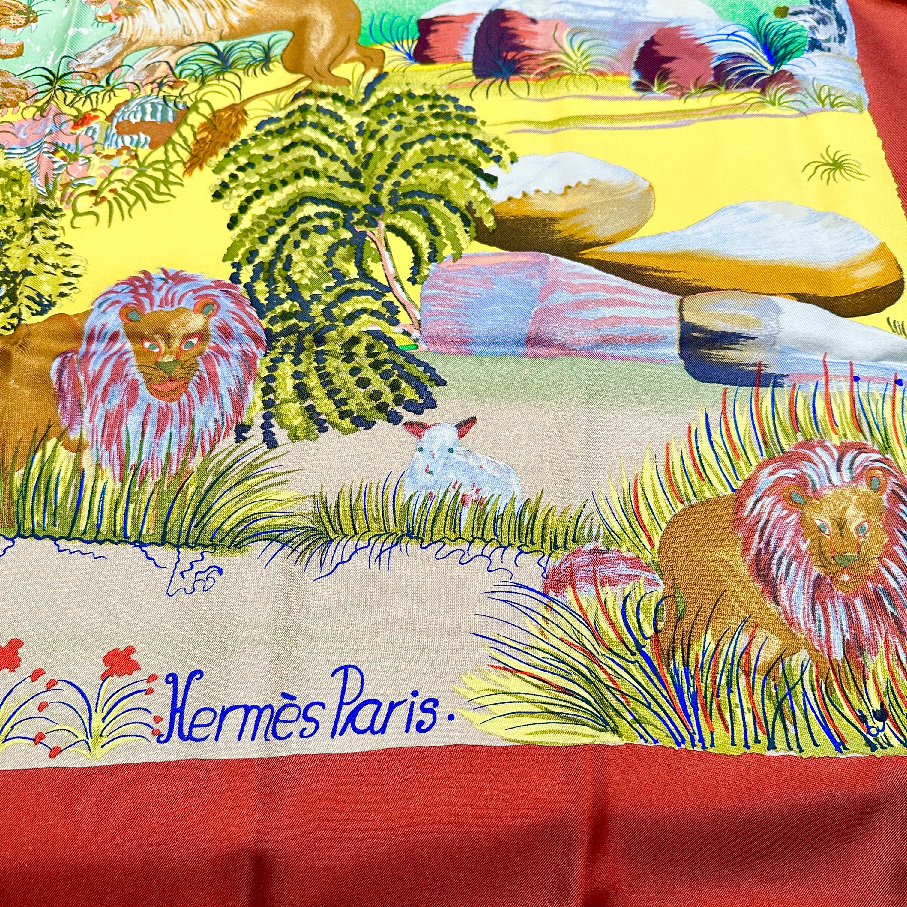 HERMES エルメス カレ90 ヌバ マウンテン