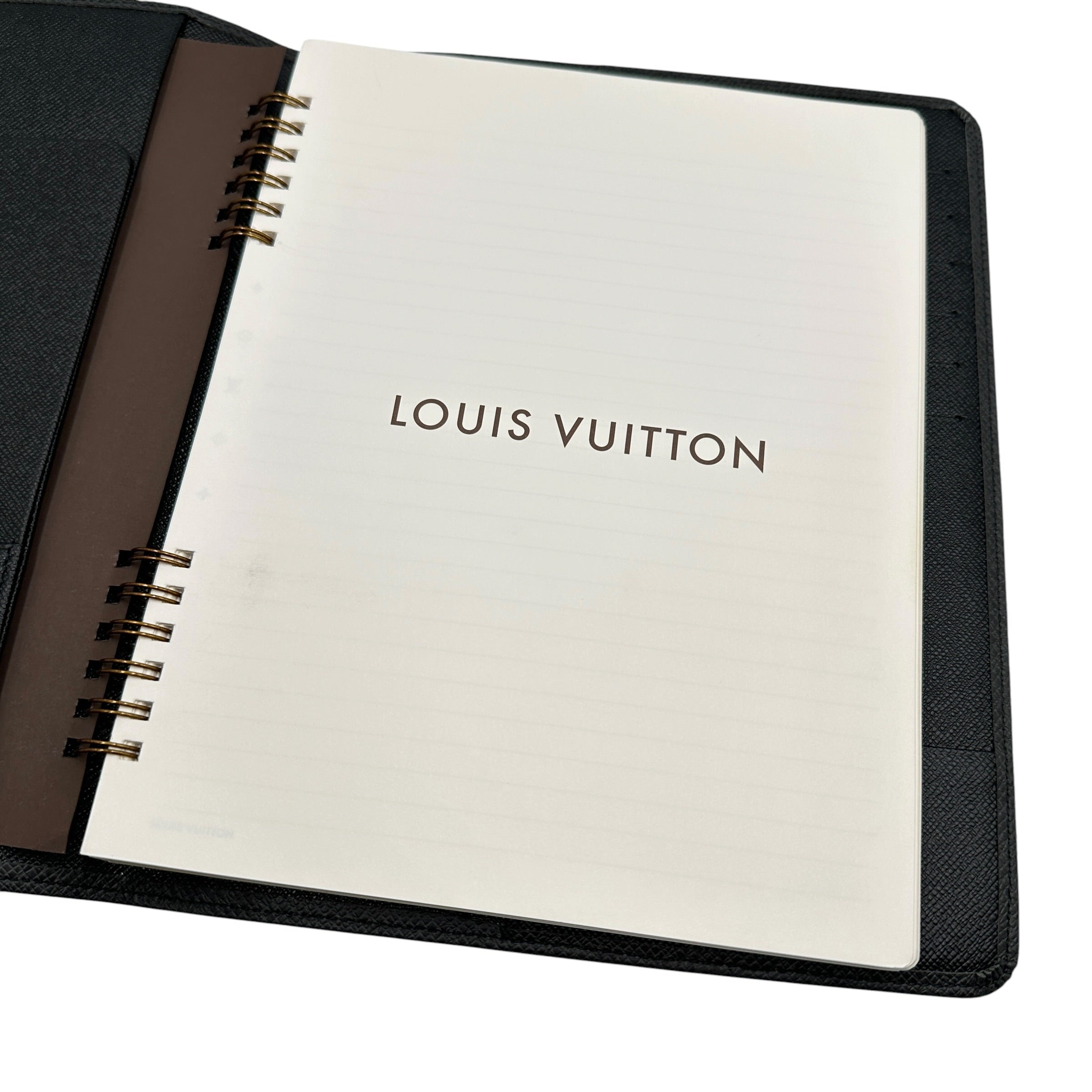LOUIS VUITTON ルイ・ヴィトン タイガ ビューロー ノート イニシャル入り