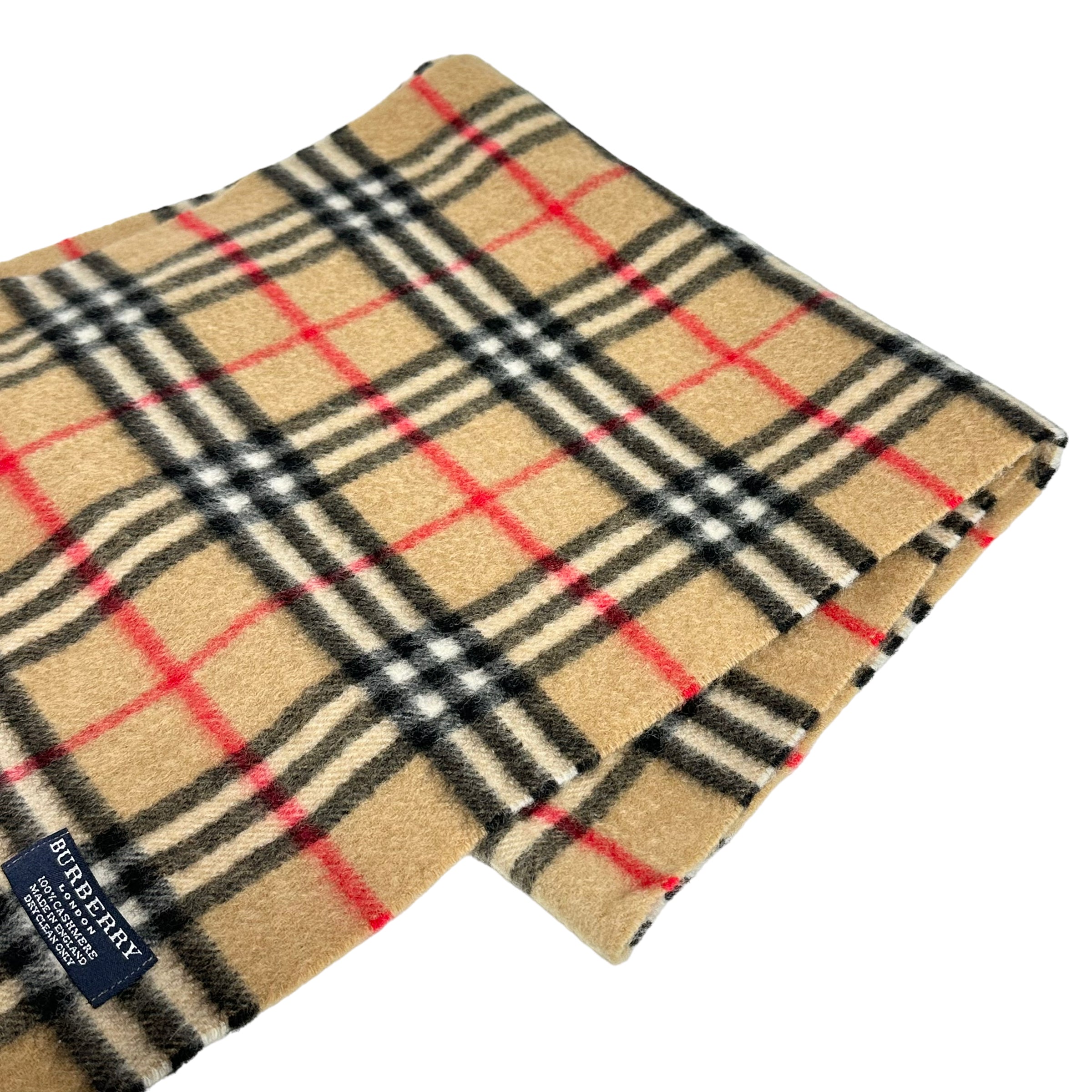 Burberry バーバリー ノバチェック カシミアマフラー