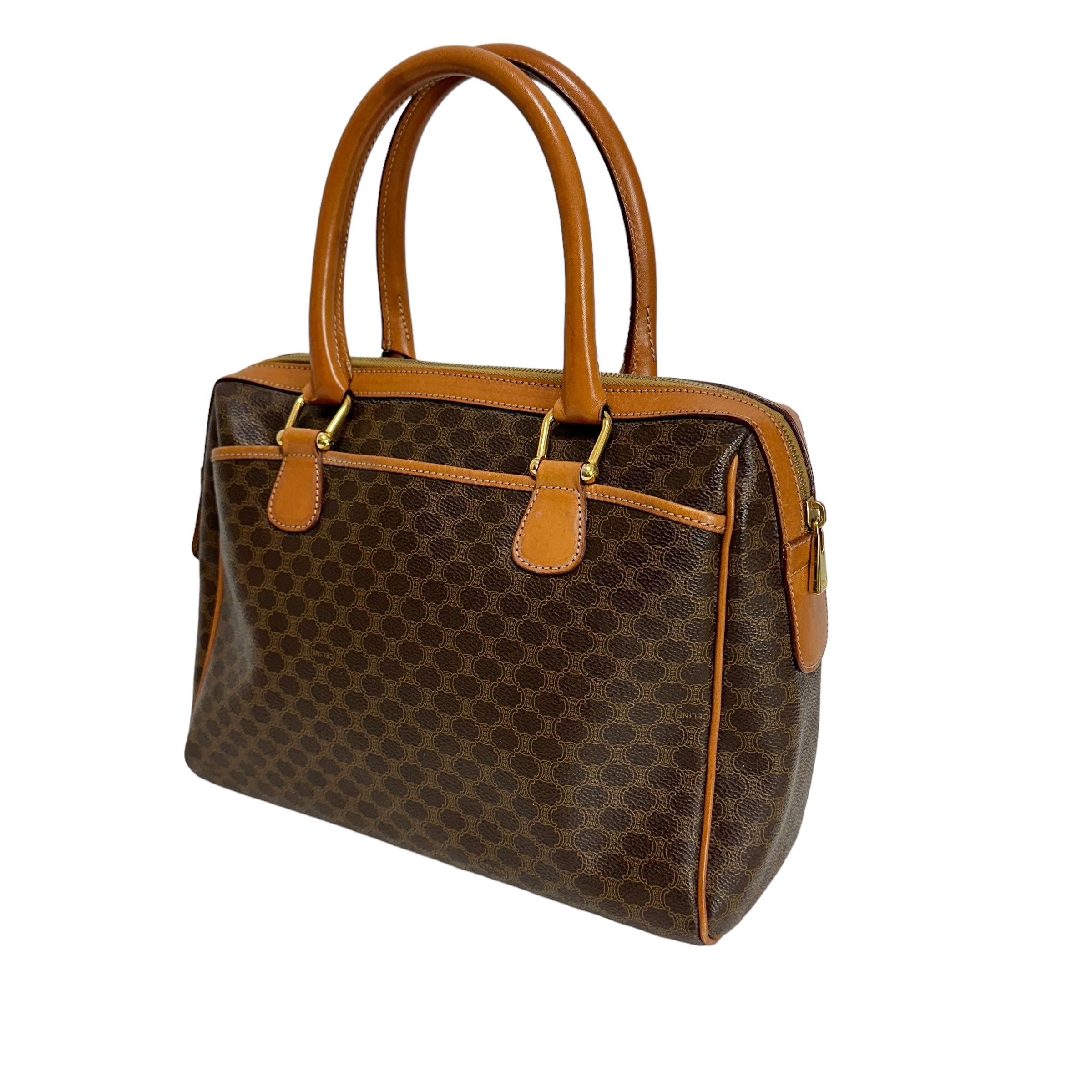 CELINE セリーヌ マカダム ハンドバッグ