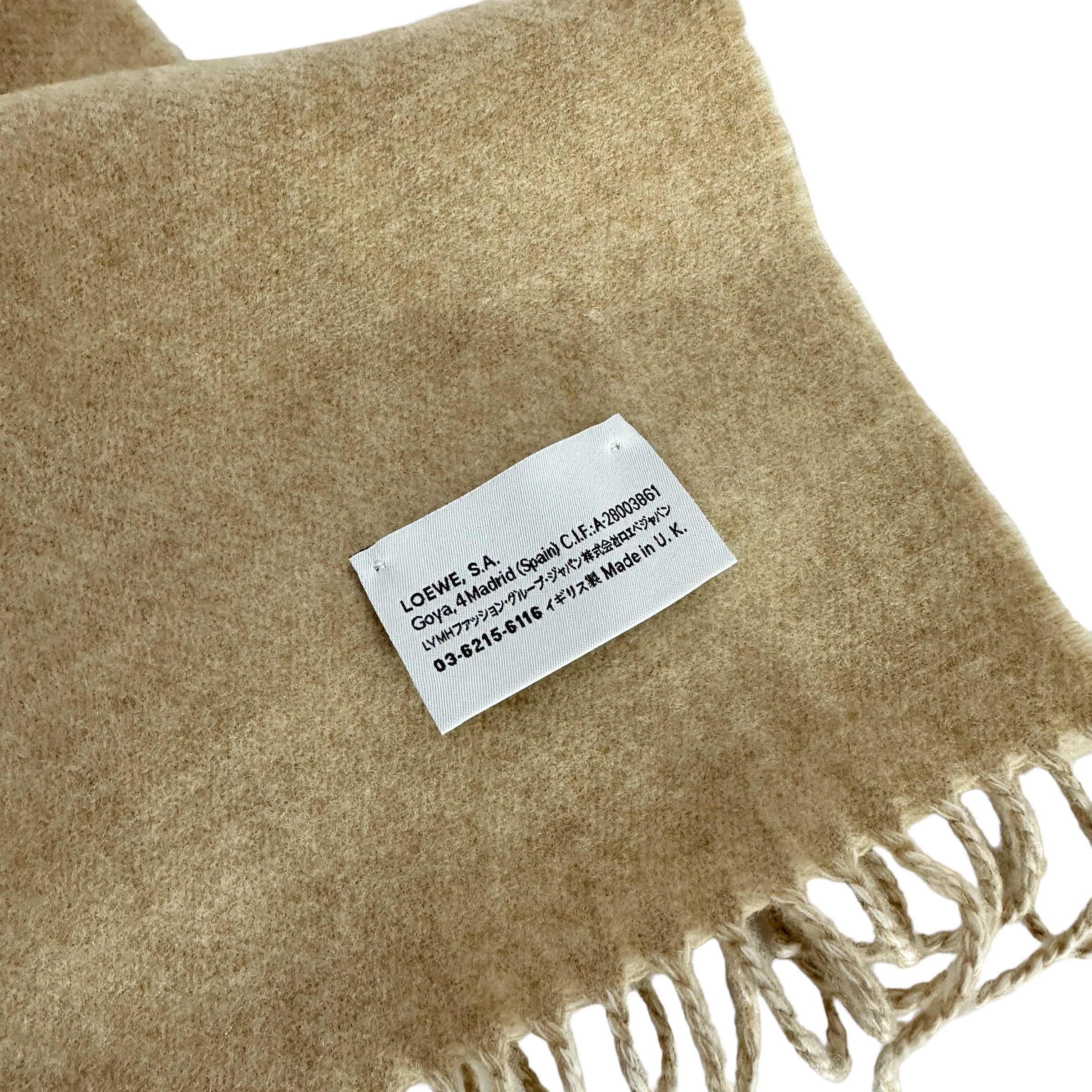 LOEWE ロエベ アナグラム マフラー