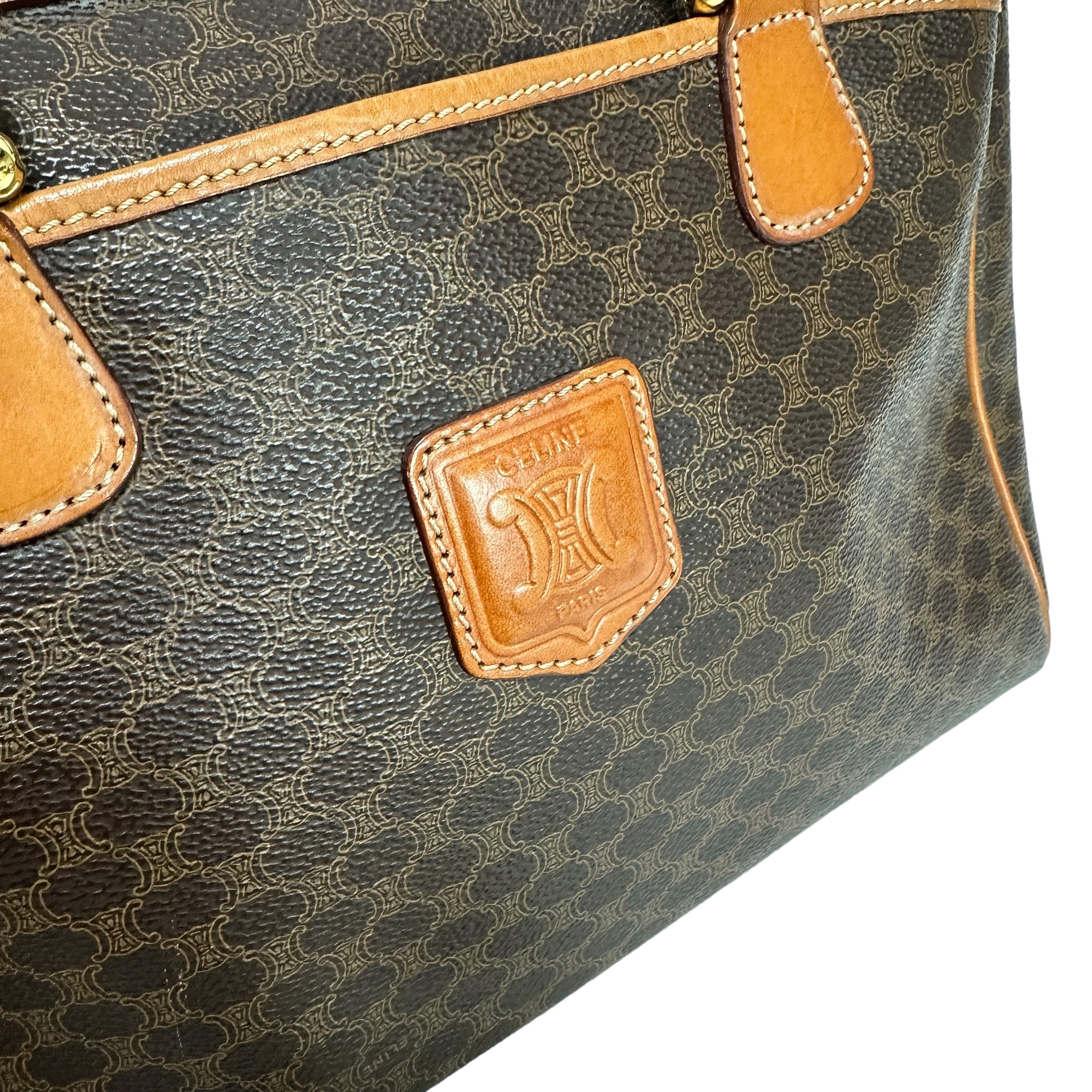 CELINE セリーヌ マカダム ハンドバッグ