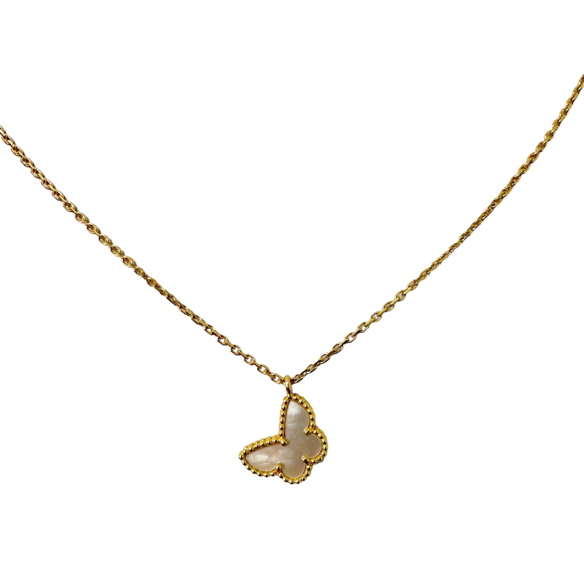 VanCleef & Arpels ヴァンクリーフ&アーペル スウィートアルハンブラ パピヨン ネックレス