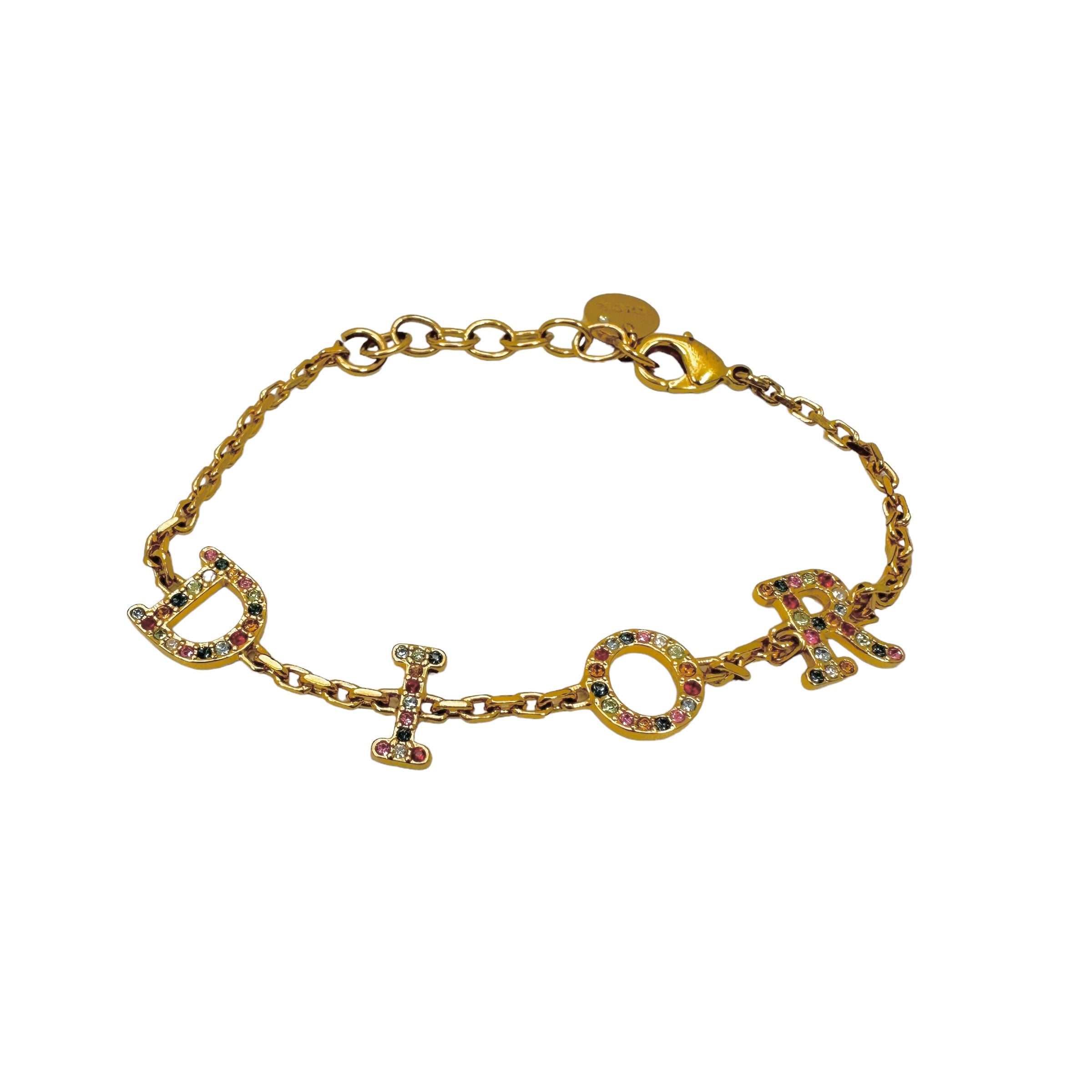 Christian Dior ディオール ラインストーン ブレスレット