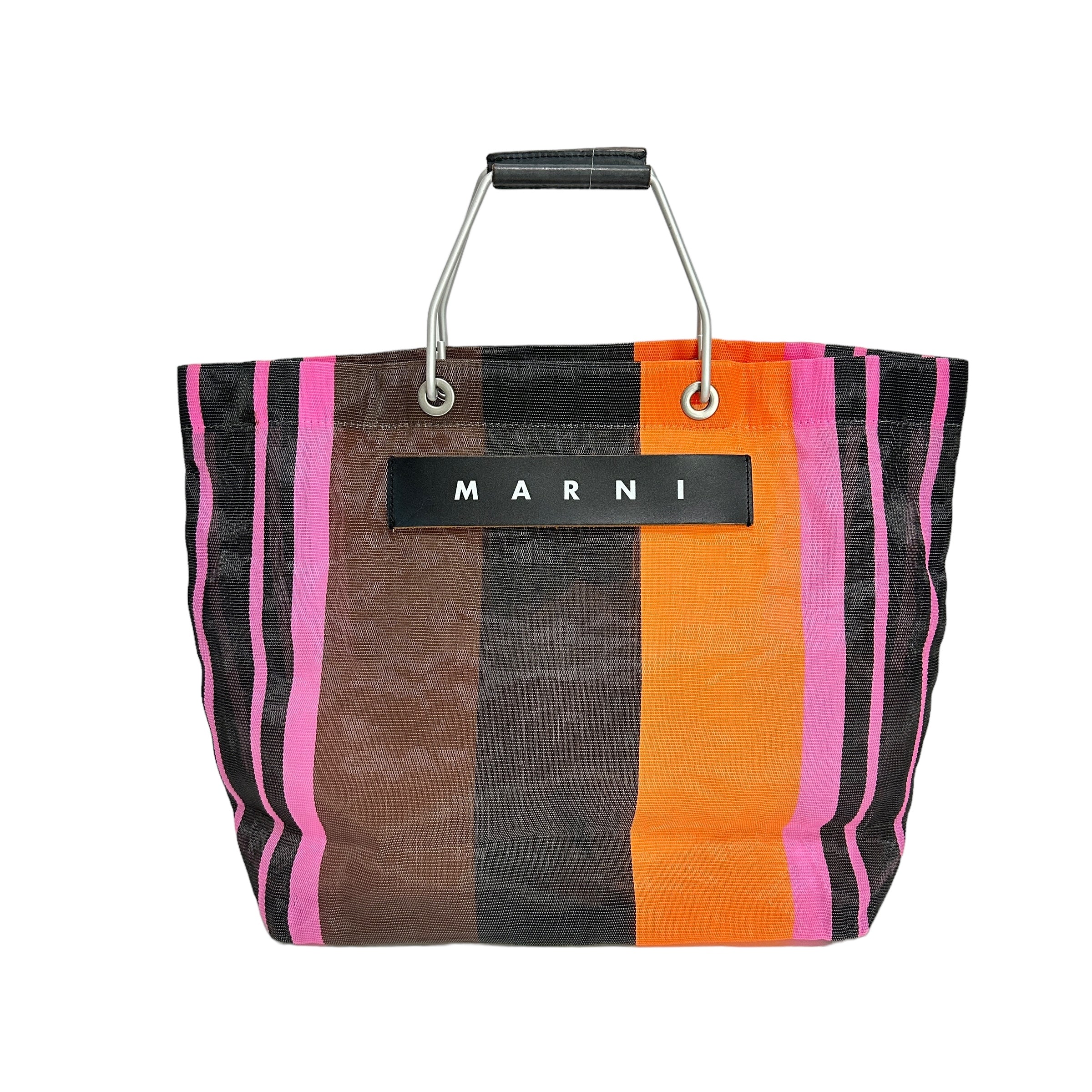 MARNI マルニ フラワーカフェ メッシュトートバッグ
