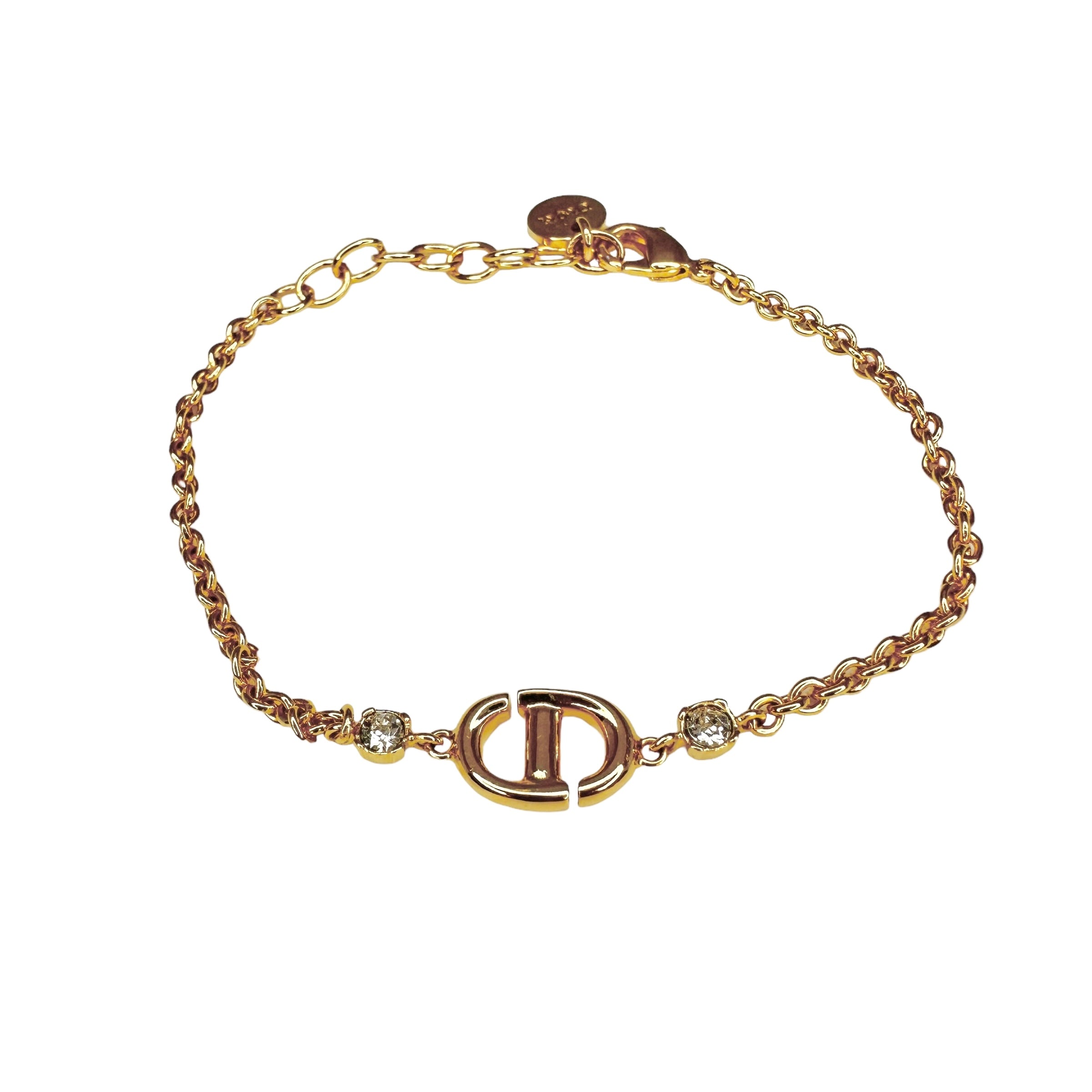 Christian Dior ディオール ラインストーン ブレスレット