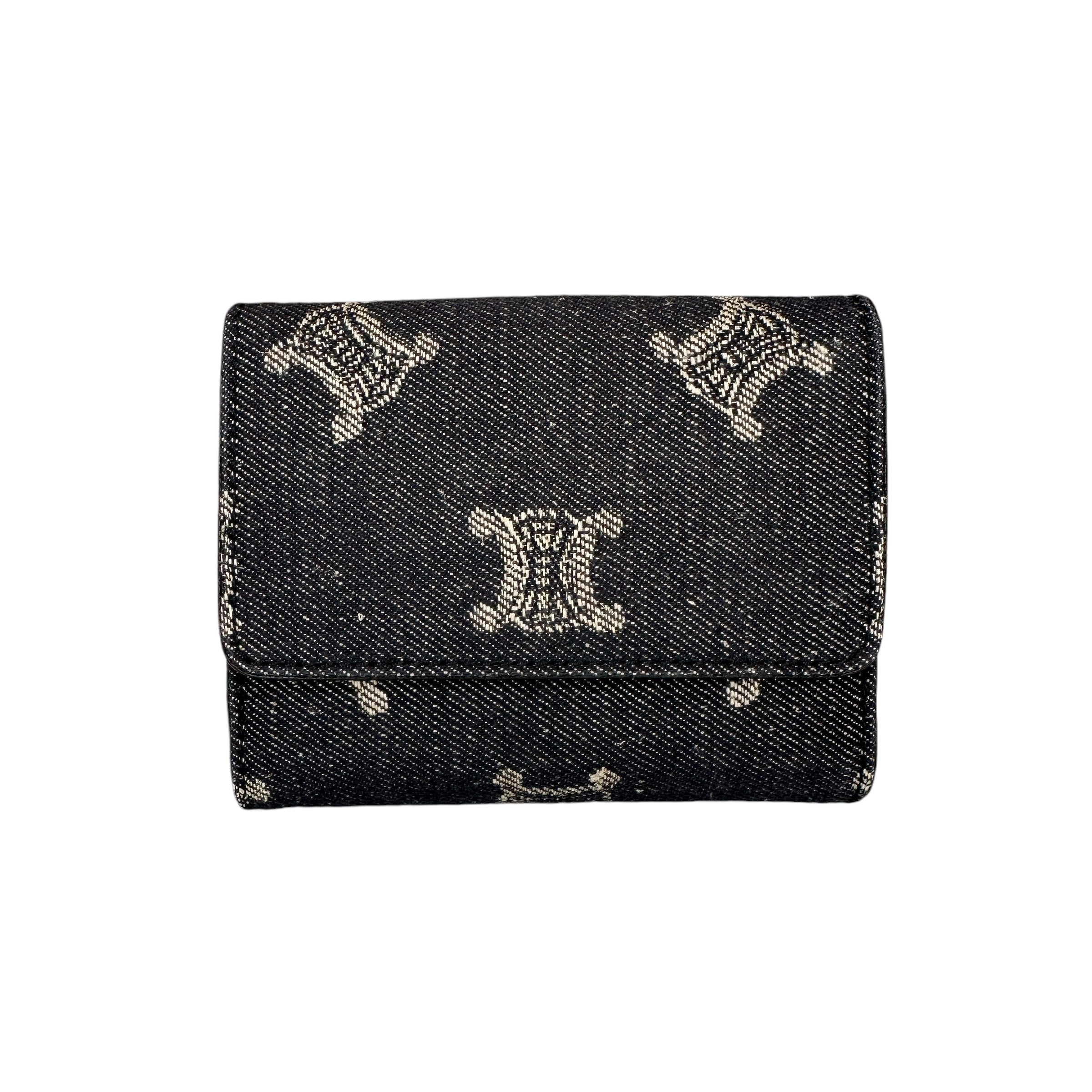 CELINE セリーヌ デニム コンパクトウォレット