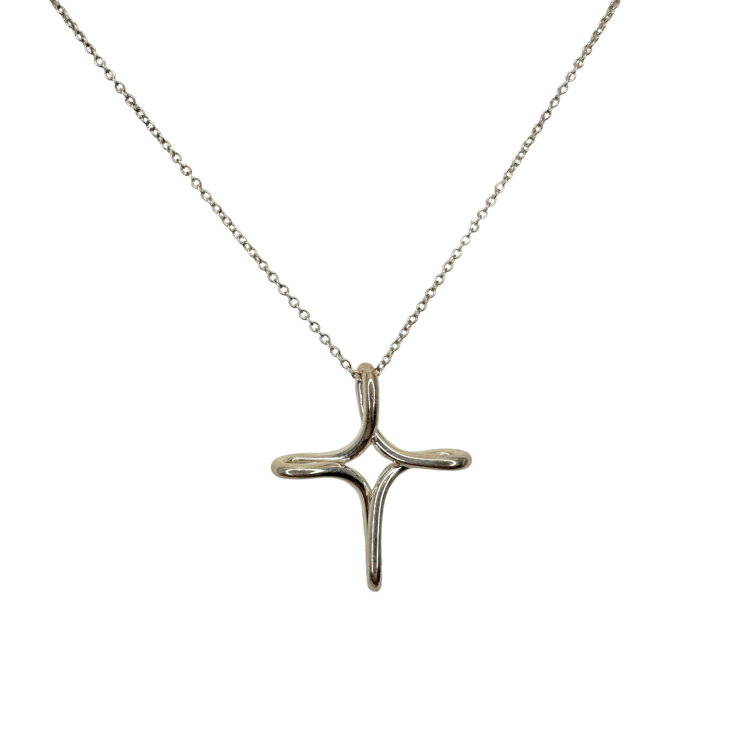 TIFFANY & Co. ティファニー インフィニティ クロス ネックレス